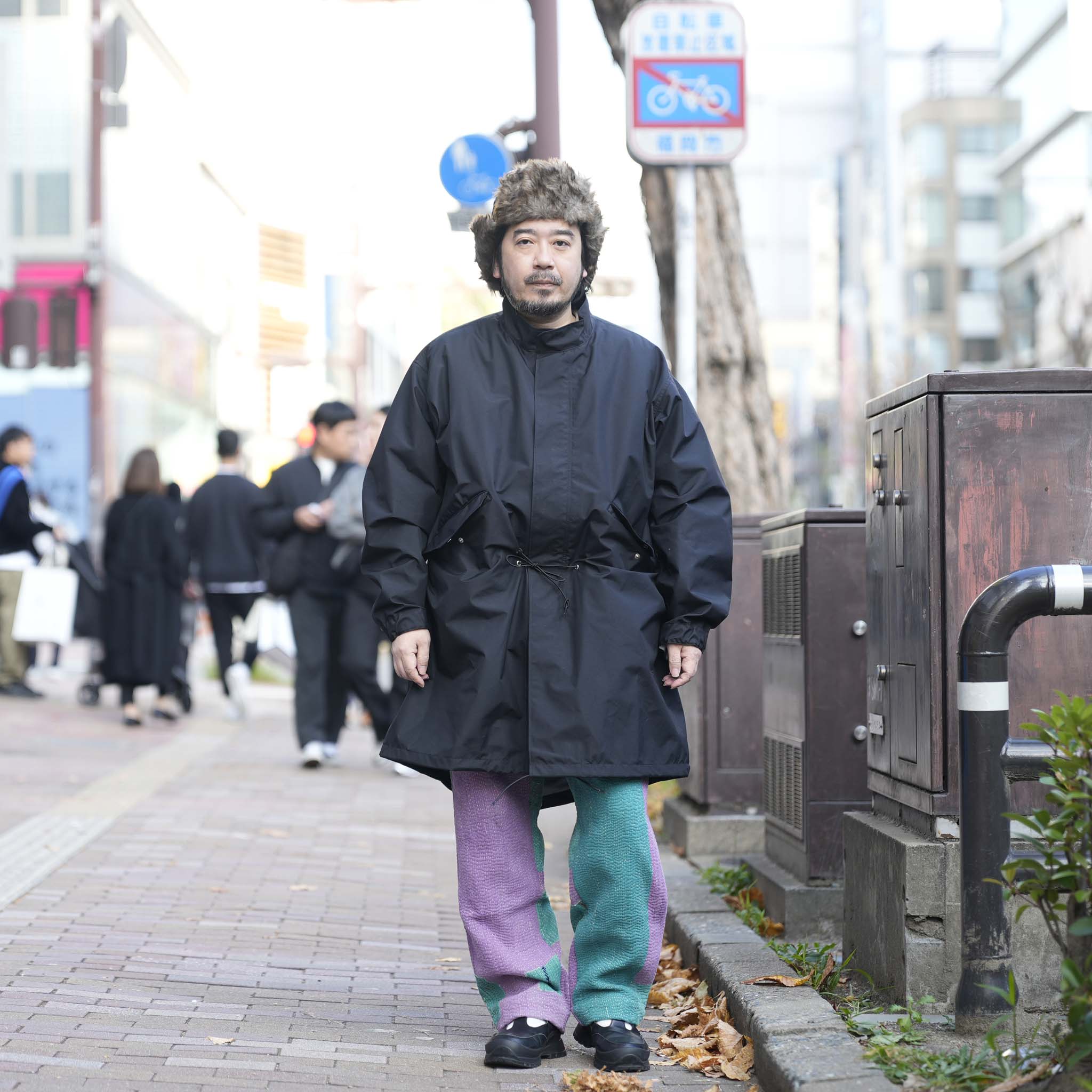No:PH25FW-004 | Name:P.H.M. Mods Coat | Color:Black | Size:M/L【POWDERHORN MOUNTAINEERING_パウダーホーンマウンテニアリング】