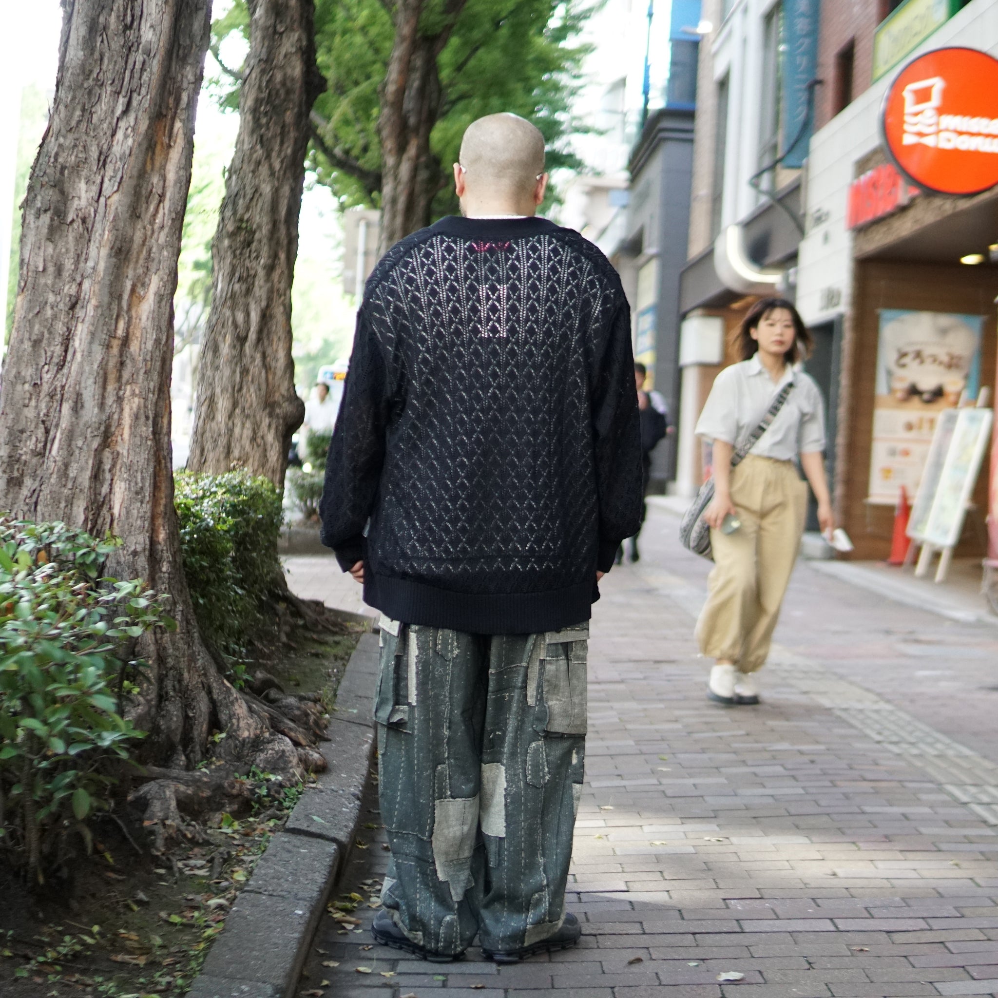 Balloon Wide Cargo Pants (DENIM PATCHWORK) – DENIM PATCHWORK | Size:Free | EFFECTEN