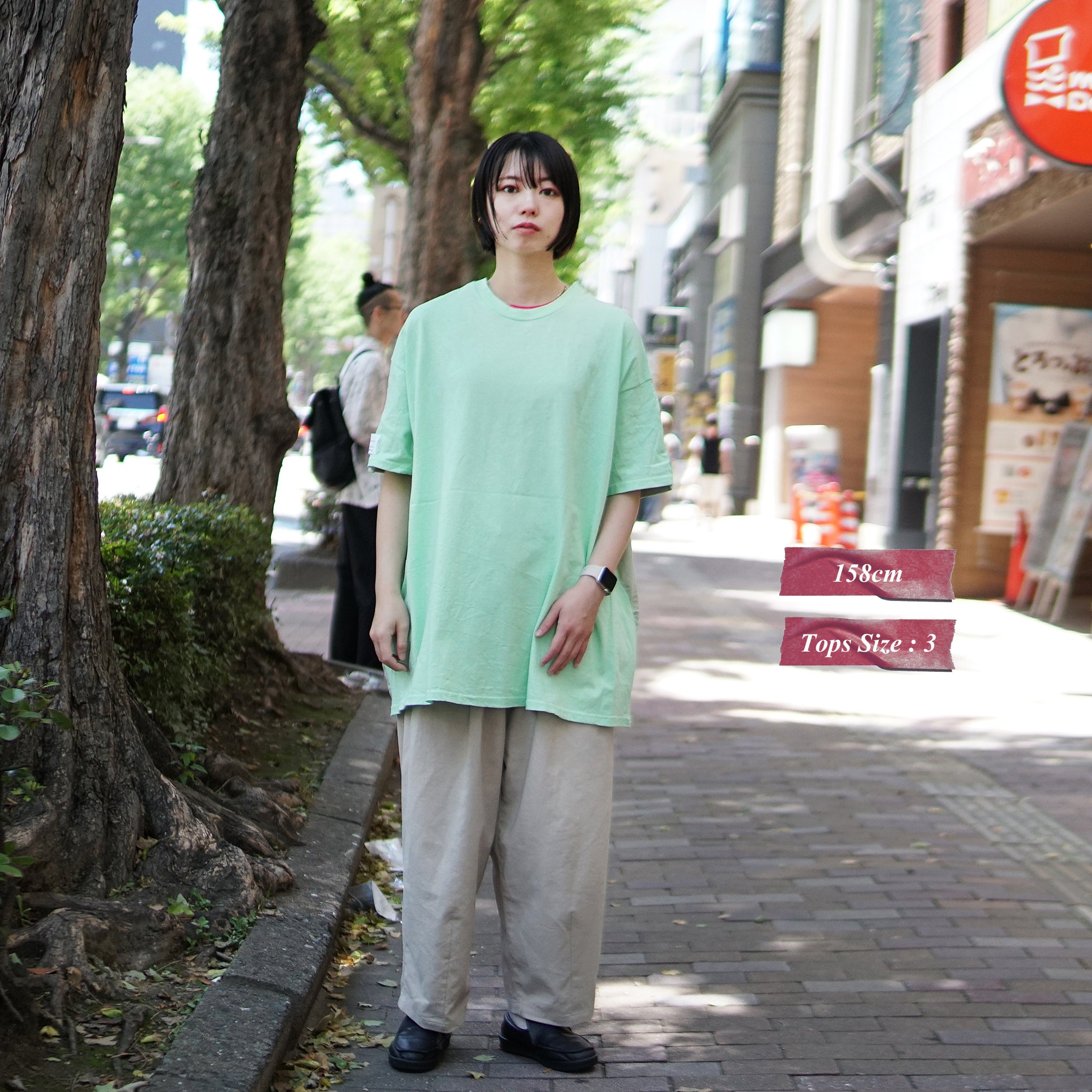 No:tb-t0200_lgreen | Name:ALL ROUND T-shirts | Color:L.green【TRAINERBOYS_トレーナーボーイズ】