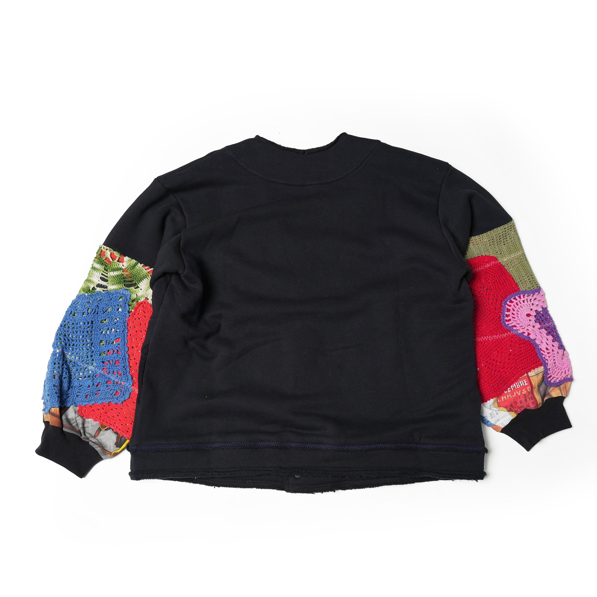 No:MK24A-C-20 | Name:CROCHET-CARDIGAN | Color:BLK_E | Size:1【masterkey マスターキー】