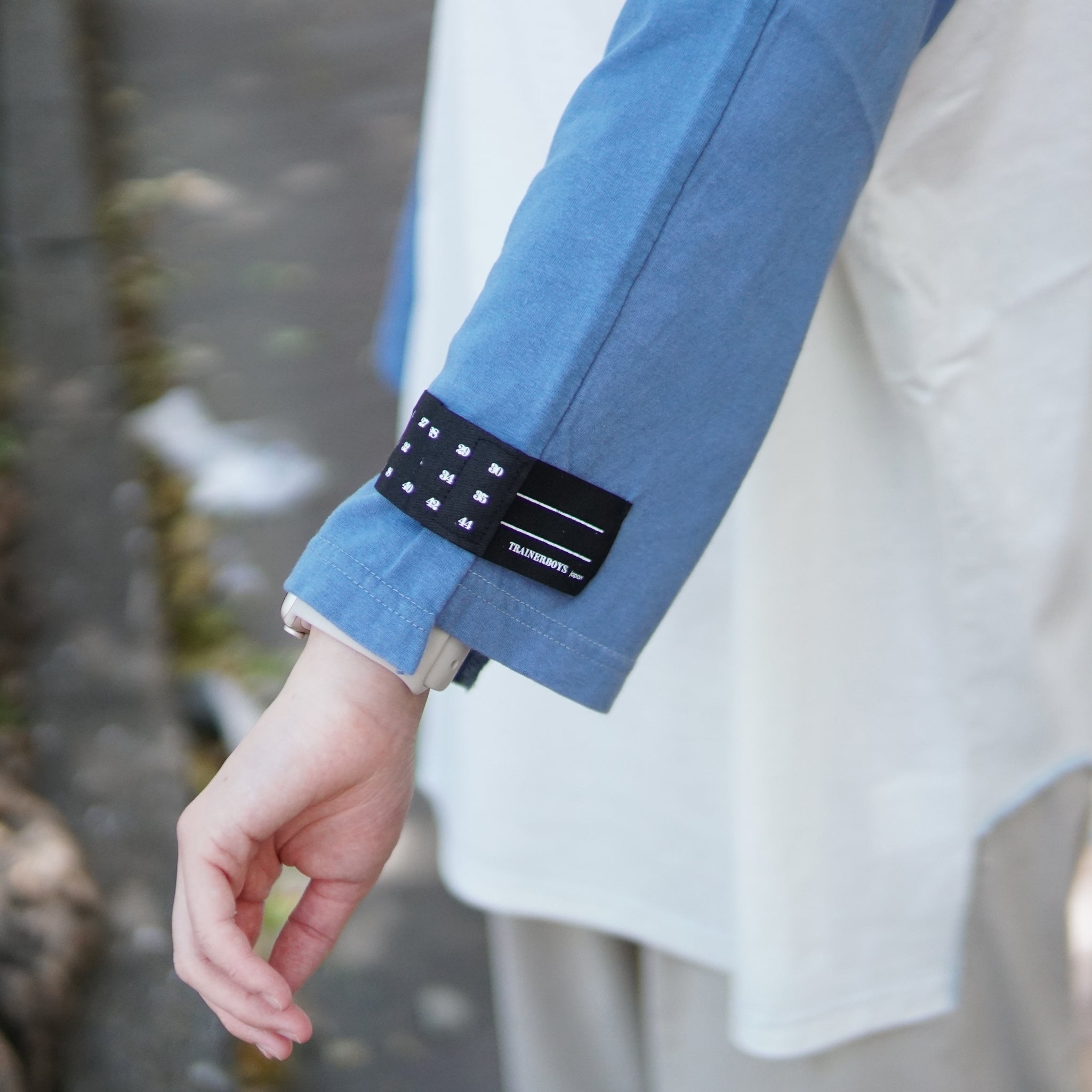 No:tb-t0201_Blue | Name:ALL ROUND TRAINER 3/4 T-shirts | Color:Blue【TRAINERBOYS_トレーナーボーイズ】
