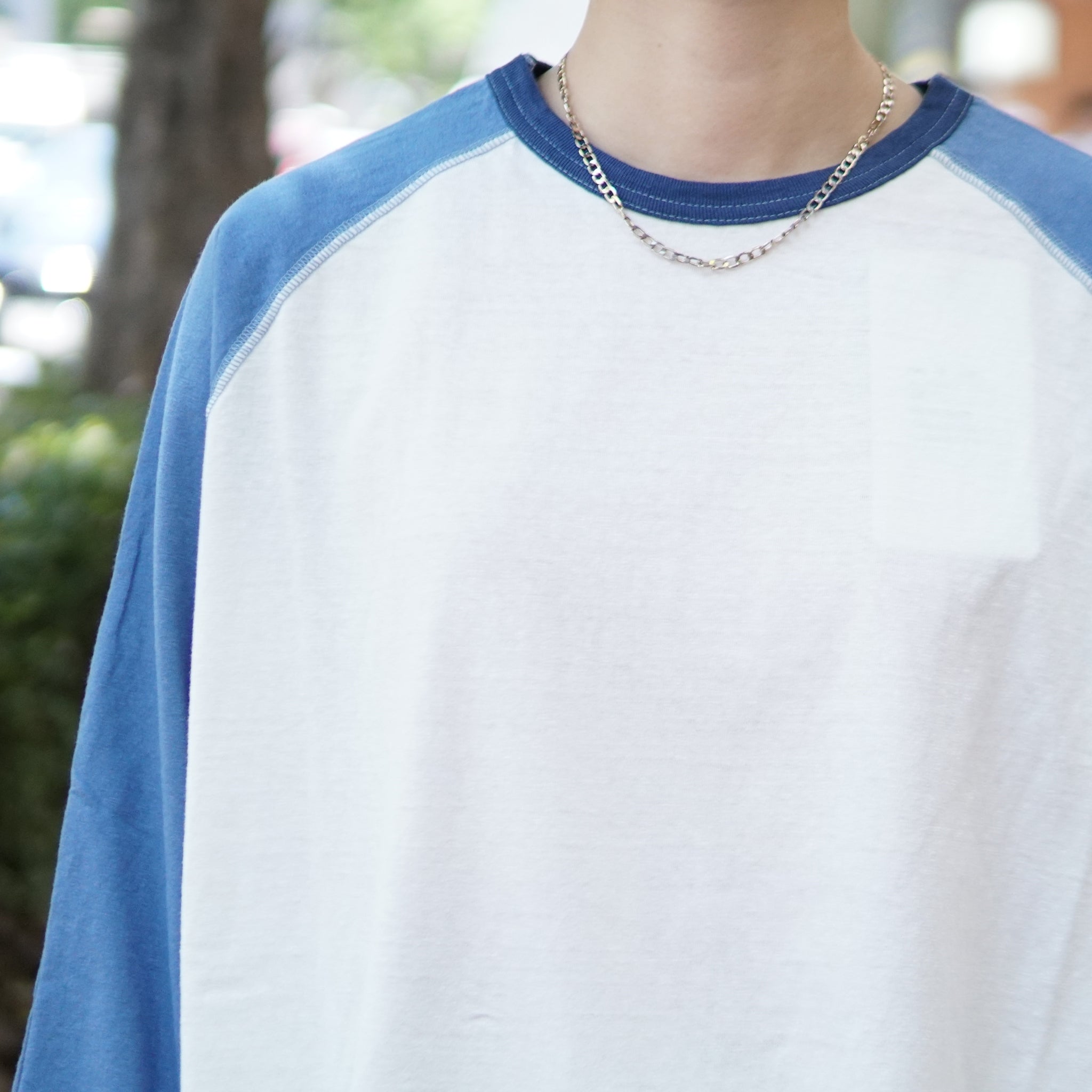 No:tb-t0201_Blue | Name:ALL ROUND TRAINER 3/4 T-shirts | Color:Blue【TRAINERBOYS_トレーナーボーイズ】