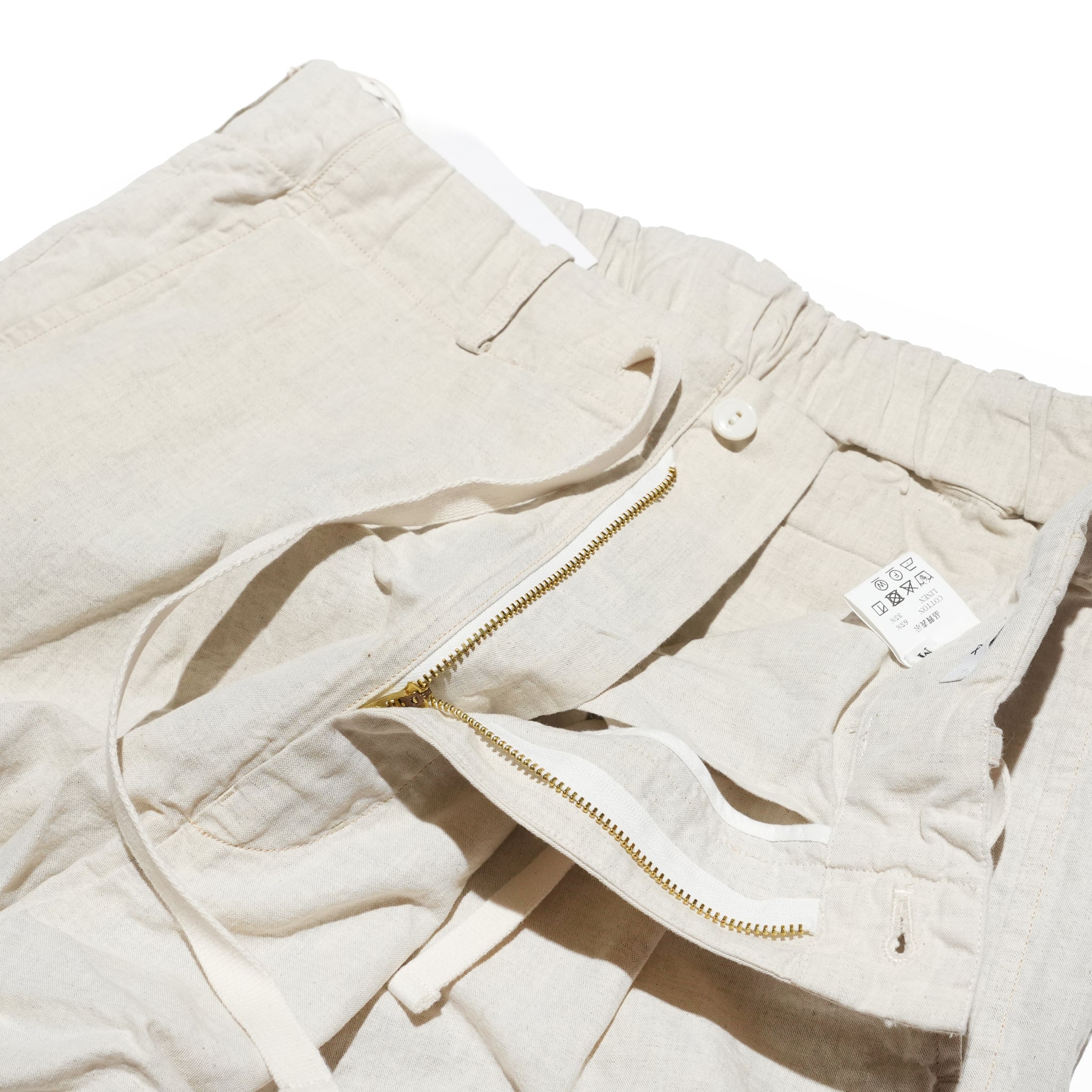 BAGS EASY WIDE PANTS-CHAMBRAY – Ecru | CATTA SHIRTS