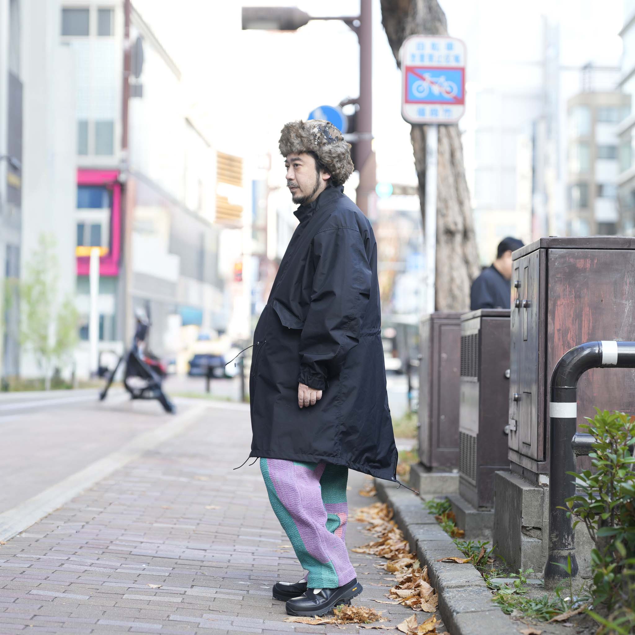 No:PH25FW-004 | Name:P.H.M. Mods Coat | Color:Black | Size:M/L【POWDERHORN MOUNTAINEERING_パウダーホーンマウンテニアリング】