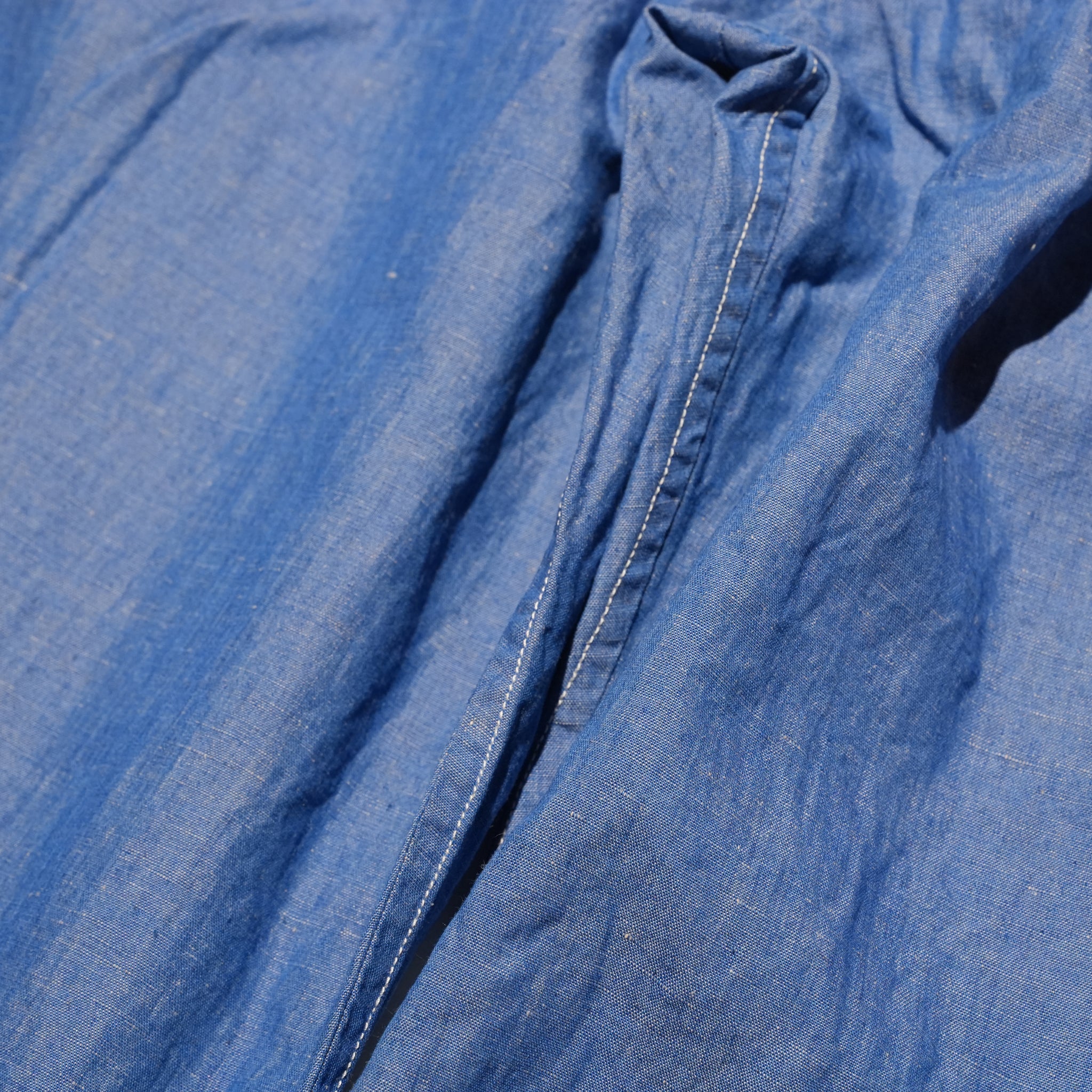 BAGS EASY WIDE PANTS-CHAMBRAY – Blue | BE-02_Blue|CATTA SHIRTS