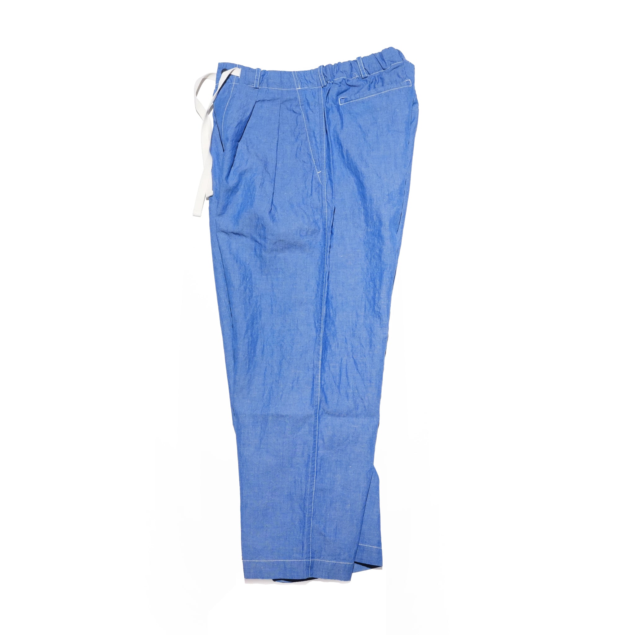 BAGS EASY WIDE PANTS-CHAMBRAY – Blue | BE-02_Blue|CATTA SHIRTS