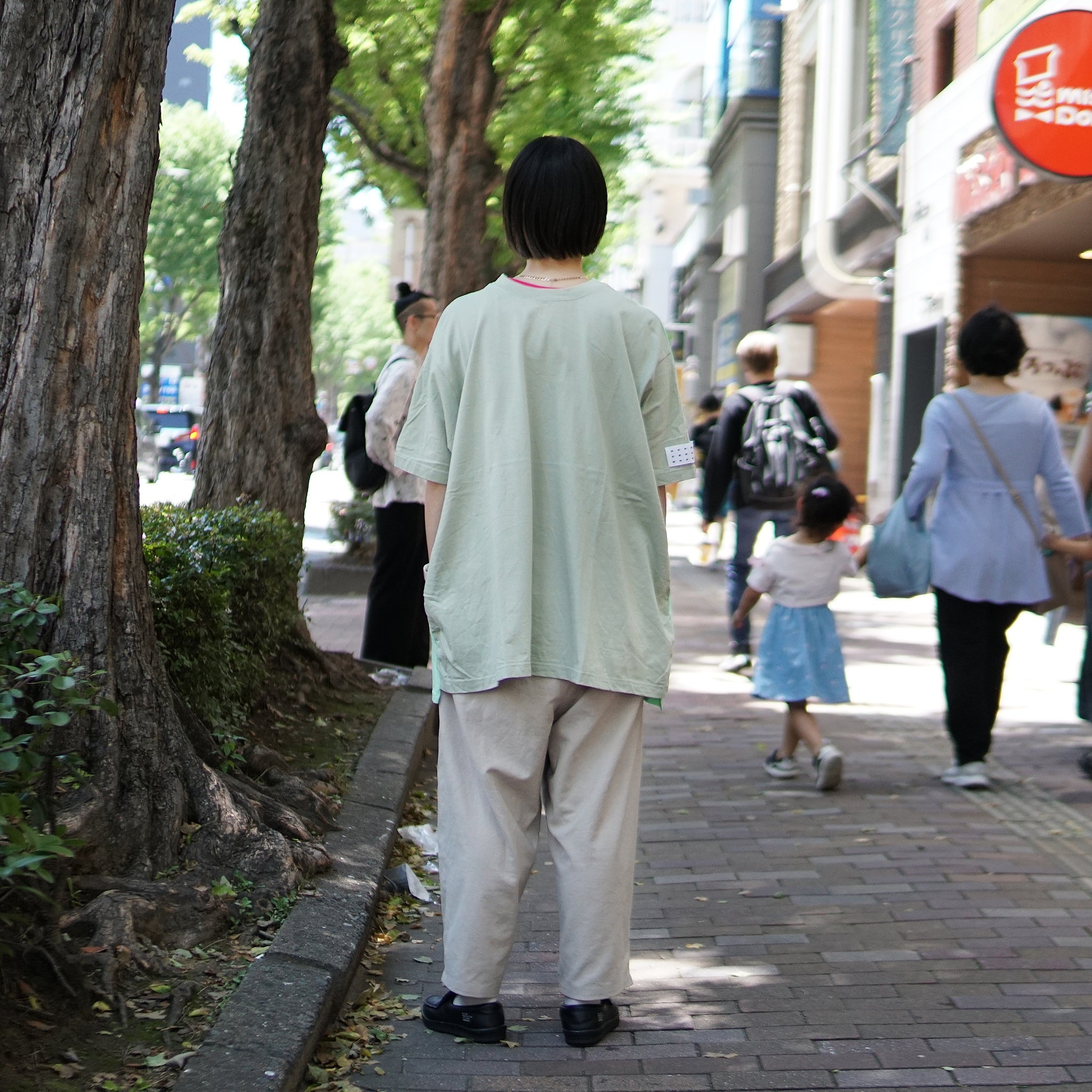 No:tb-t0200_lgreen | Name:ALL ROUND T-shirts | Color:L.green【TRAINERBOYS_トレーナーボーイズ】