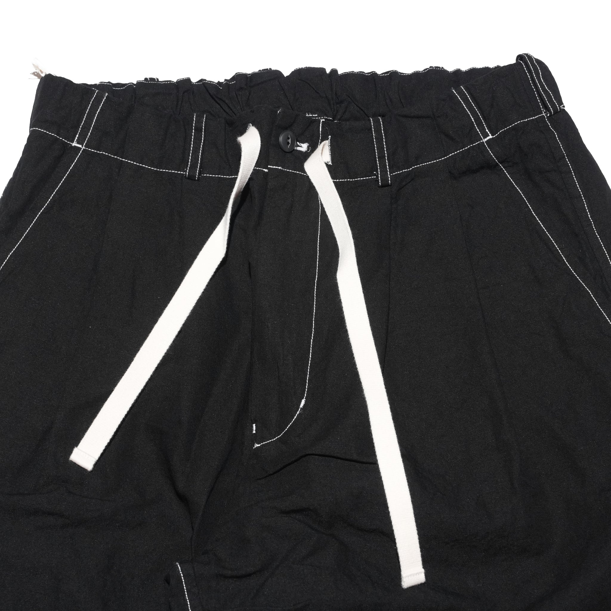 BAGS EASY WIDE PANTS-CHAMBRAY – Black | BE-02_Black|CATTA SHIRTS