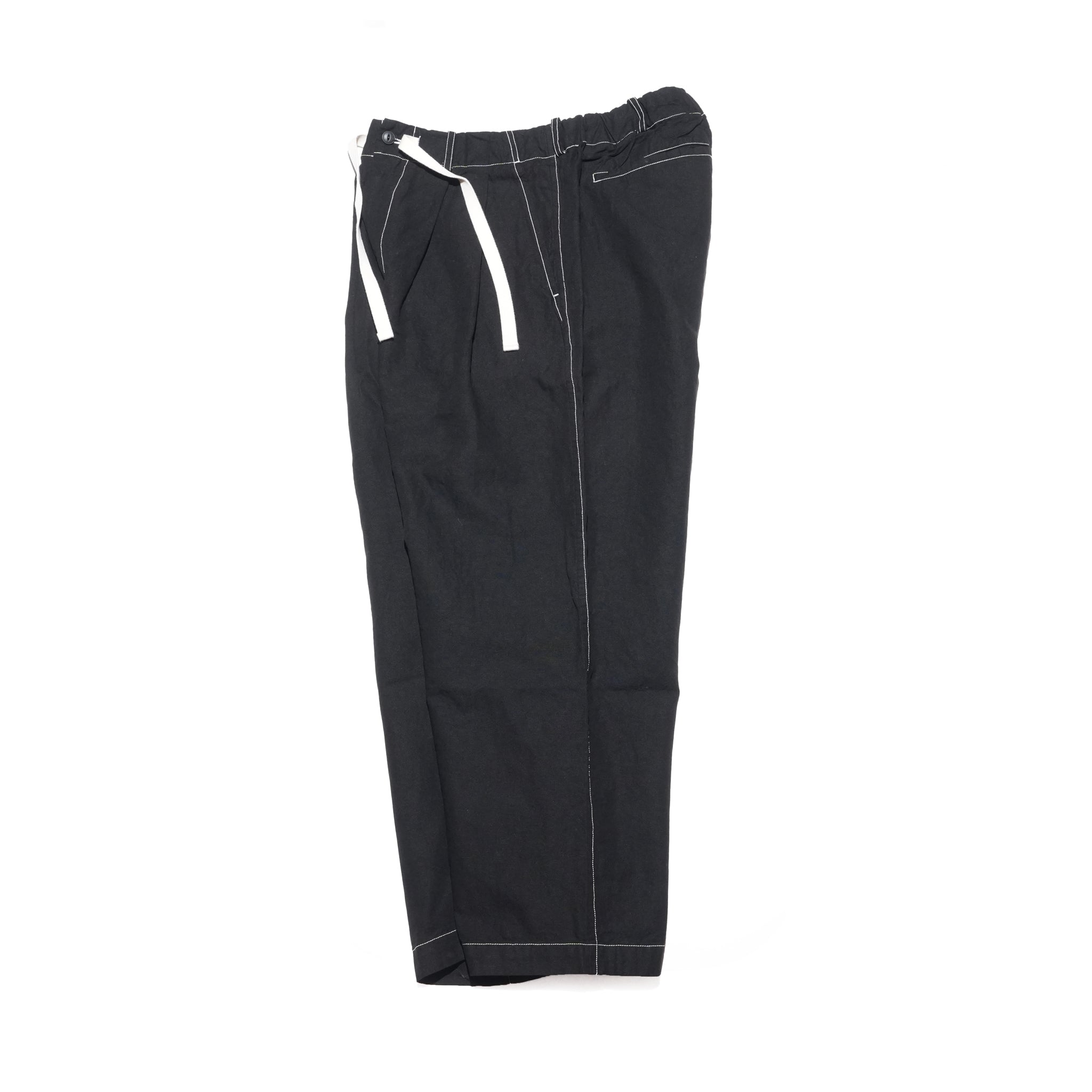 BAGS EASY WIDE PANTS-CHAMBRAY – Black | BE-02_Black|CATTA SHIRTS