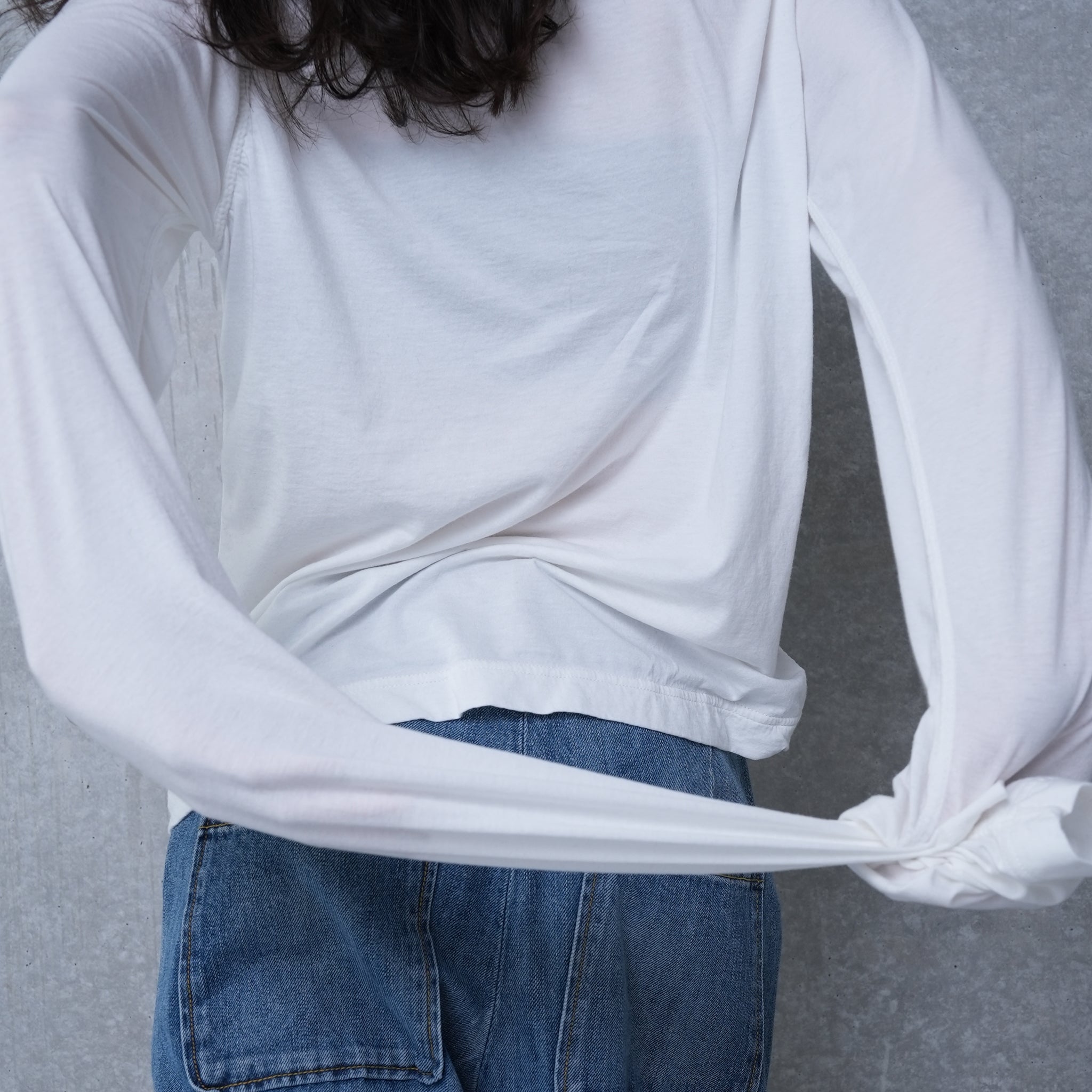 SUPER LONG SLV. MILITARY TURTLE | Color_White/Black | No_252-401_white【CaRouseLamBRa_ケラウズランブラ】