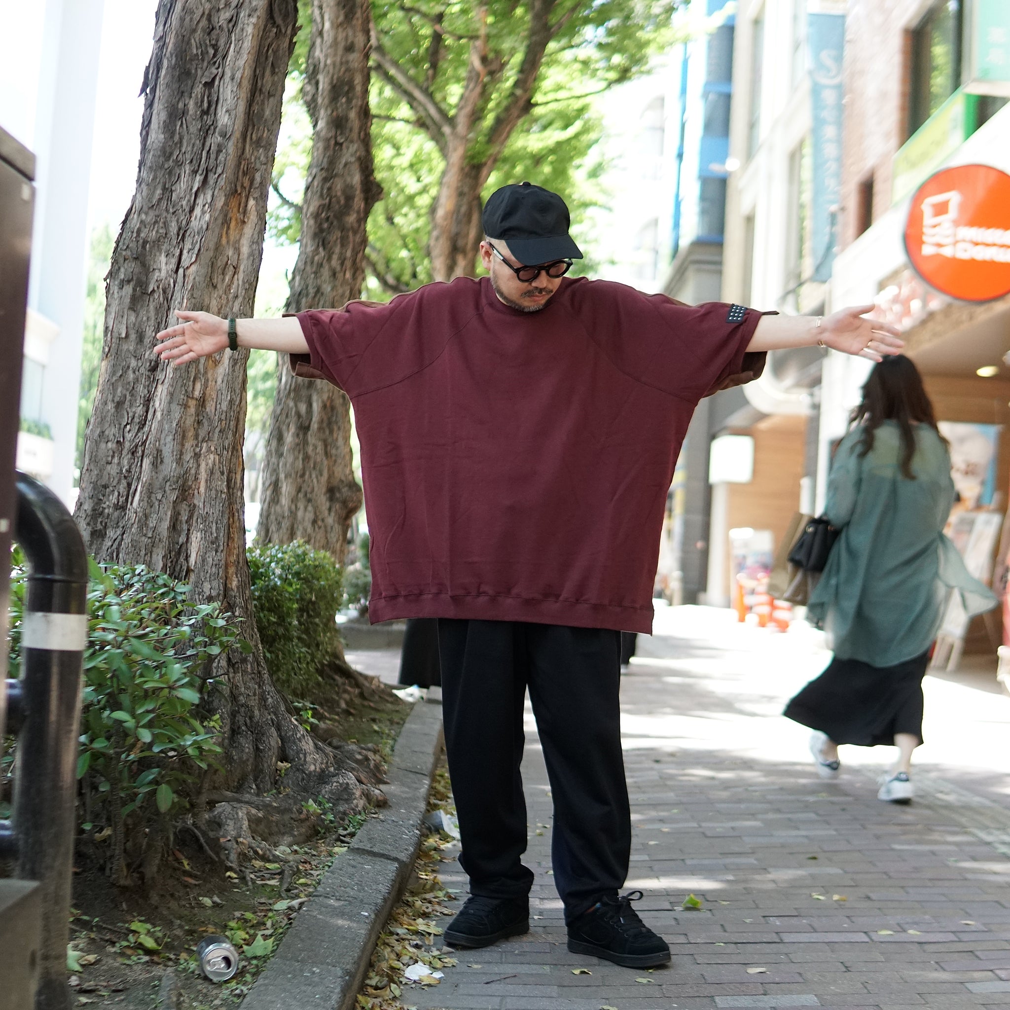 No:tb-sw0202_brwon | Name:ALL ROUND TRAINER S/S | Color:Brown【TRAINERBOYS_トレーナーボーイズ】
