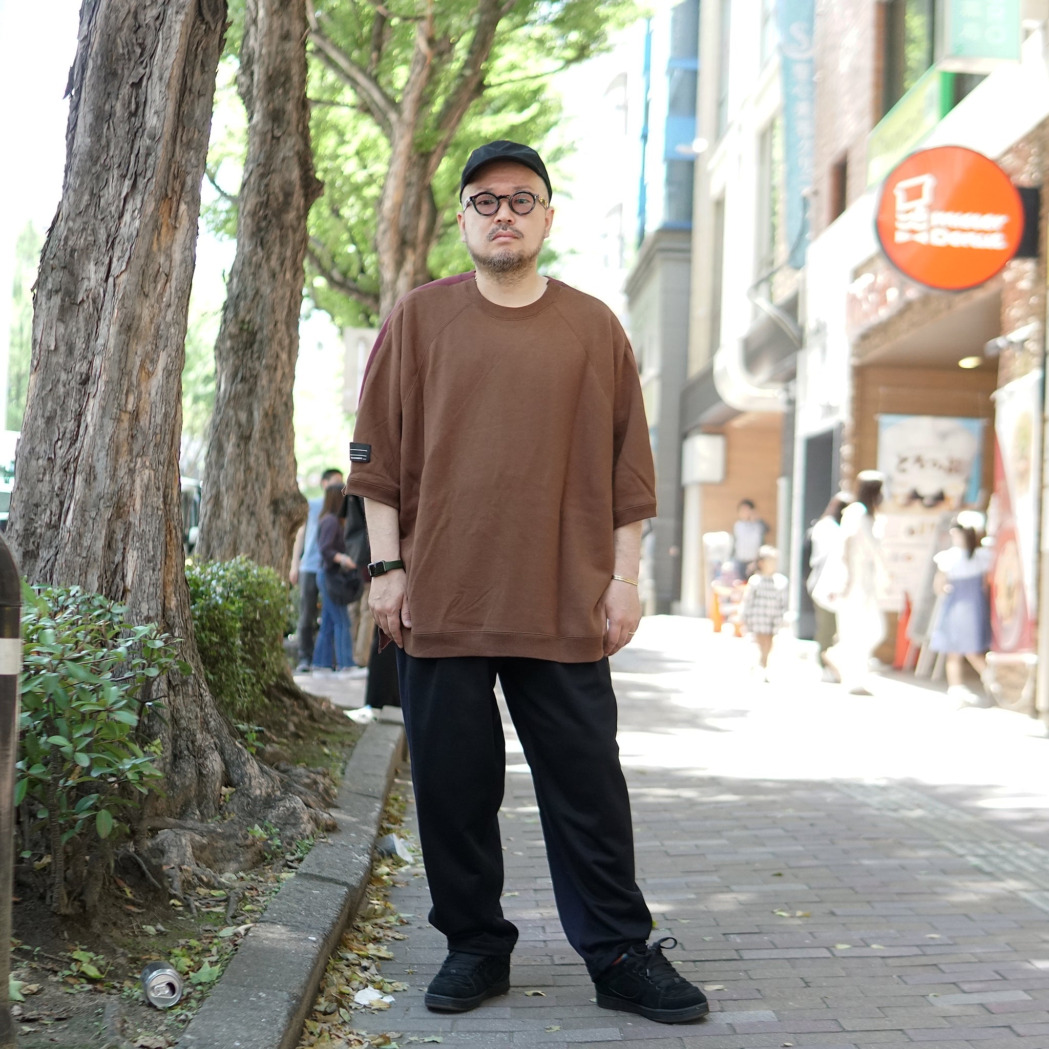 No:tb-sw0202_brwon | Name:ALL ROUND TRAINER S/S | Color:Brown【TRAINERBOYS_トレーナーボーイズ】