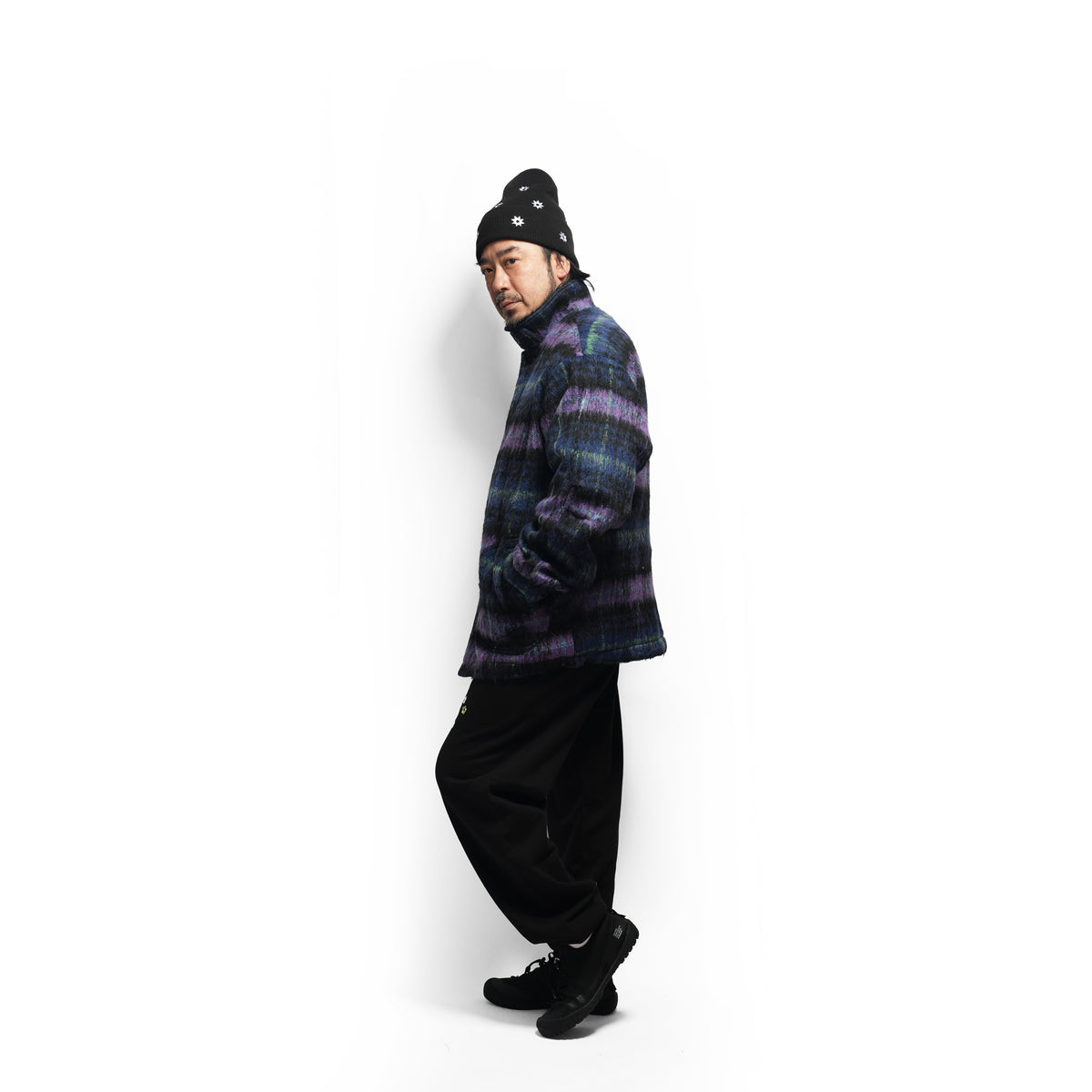 WOOLY JKT– NAVY-PURPLE | QUOLT