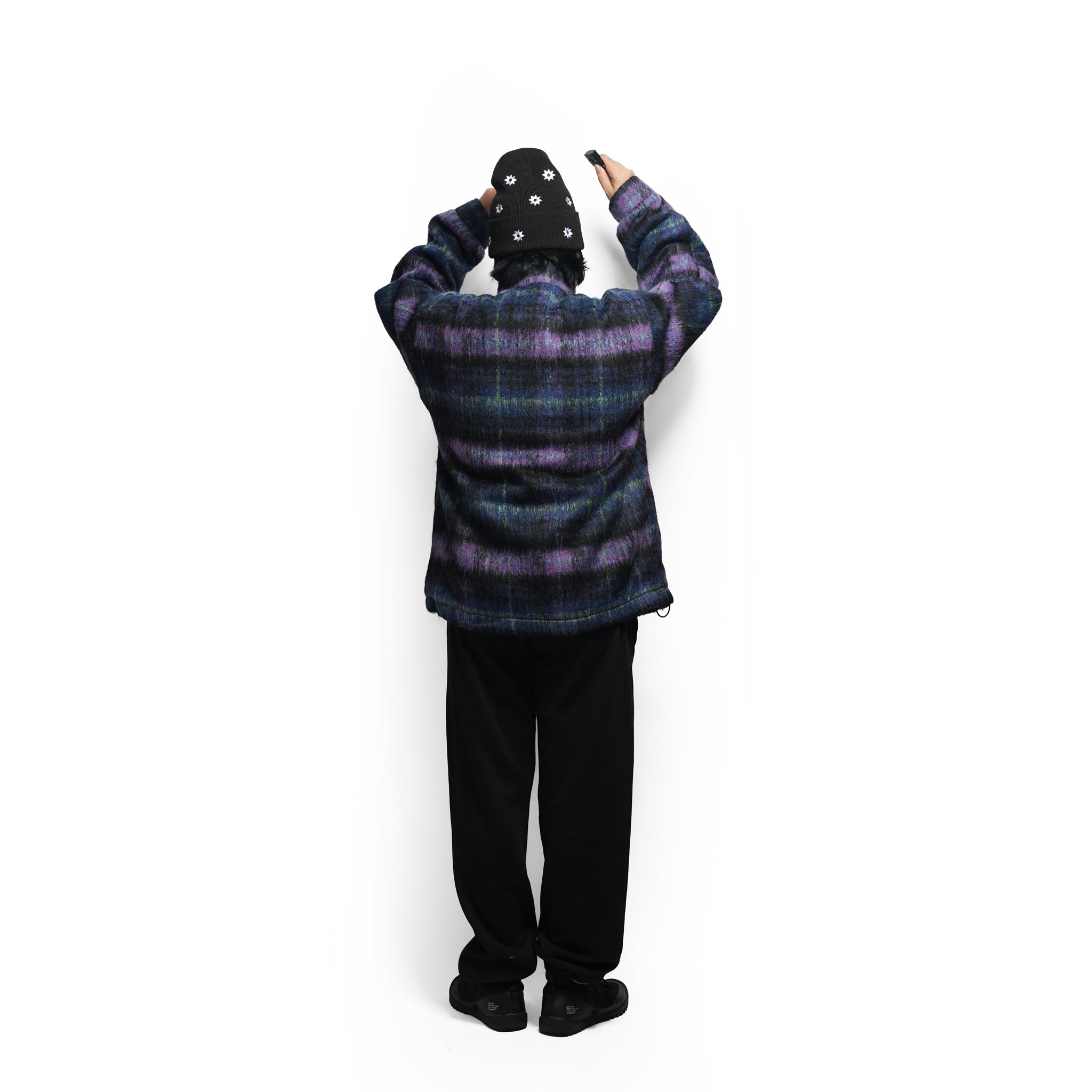 WOOLY JKT– NAVY-PURPLE | QUOLT