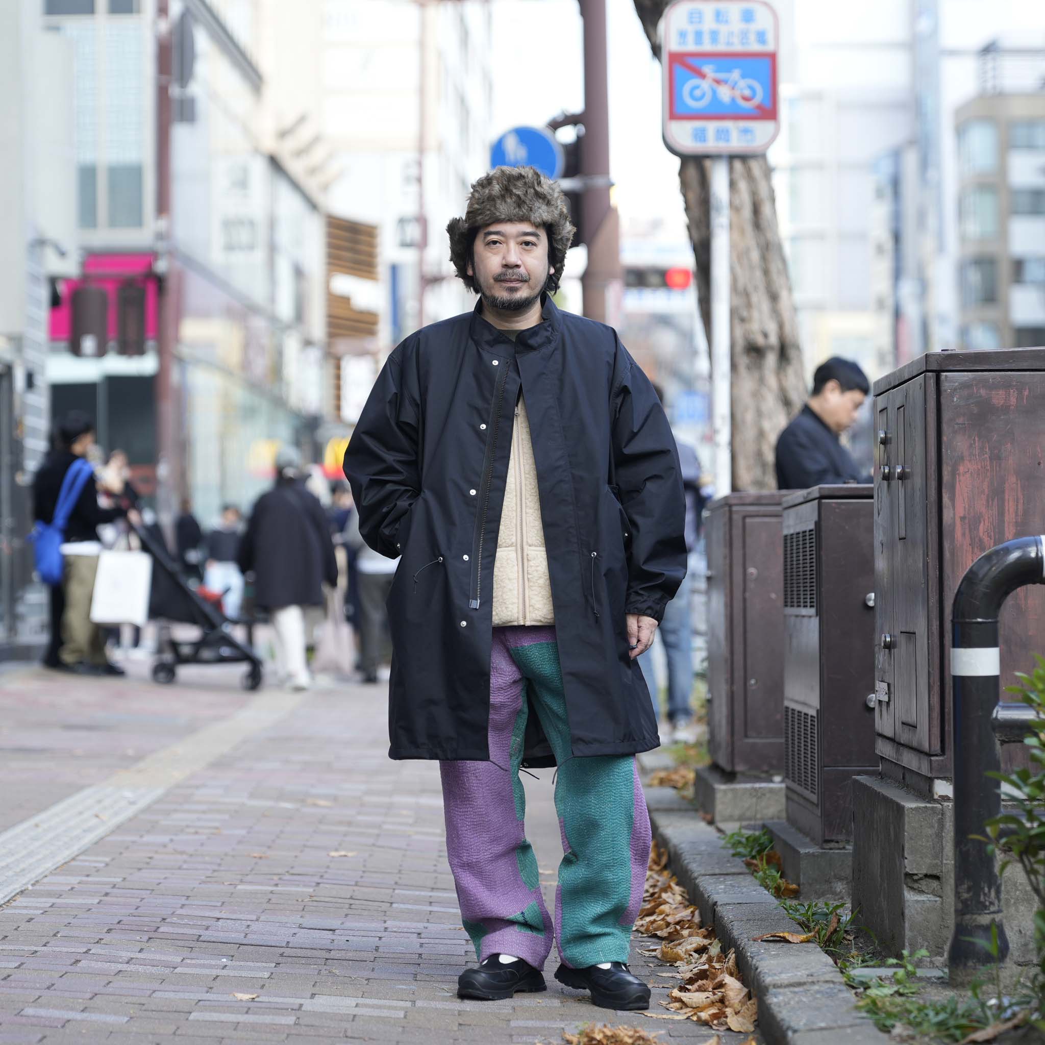 No:PH25FW-004 | Name:P.H.M. Mods Coat | Color:Black | Size:M/L【POWDERHORN MOUNTAINEERING_パウダーホーンマウンテニアリング】