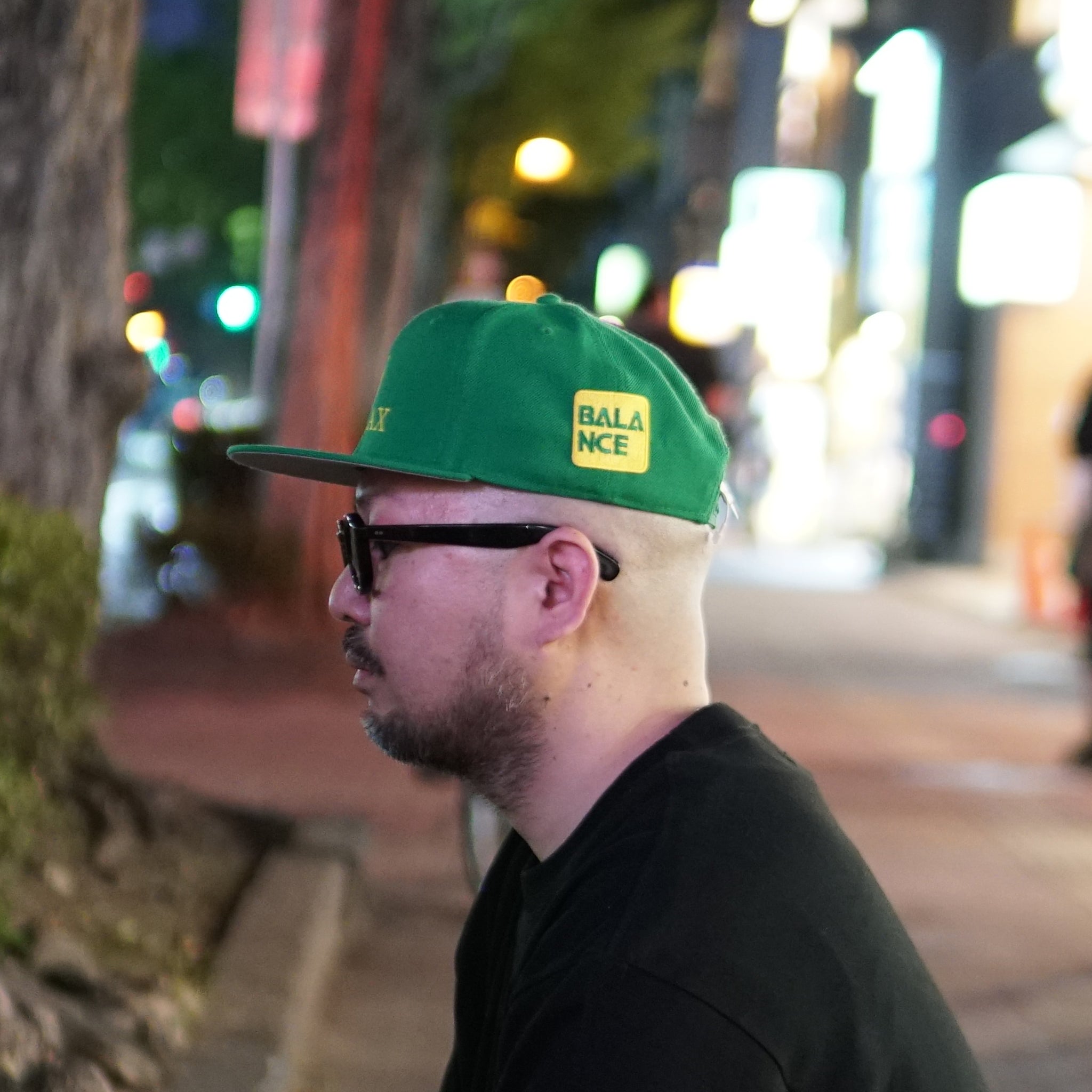 No:VOO-SPG-126 | Name:3P Cap | Color:Black/Green【VOO_ヴォー】