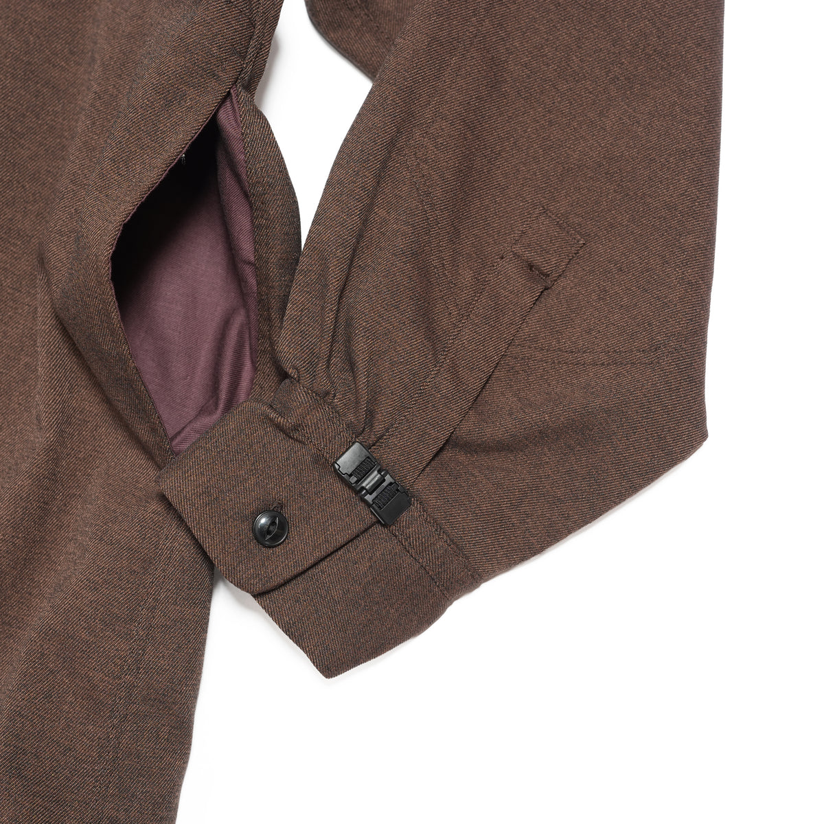 Tech Wool Pullover Shirts ※Made In JAPAN – Brown | NORBIT
