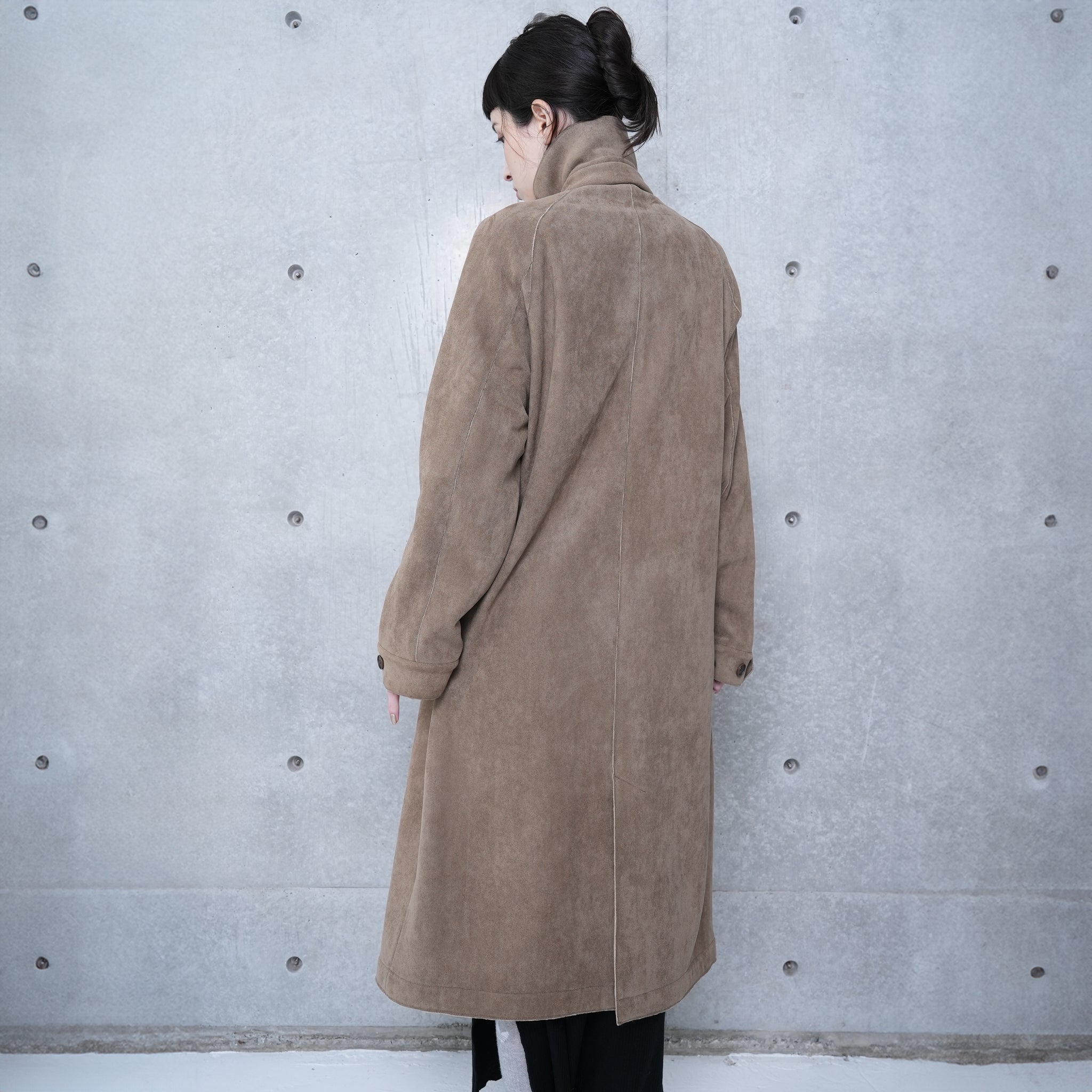 BALMACAAN COAT CHIN STRAP | Color_Khaki | No_252-425_khaki【CaRouseLamBRa_ケラウズランブラ】
