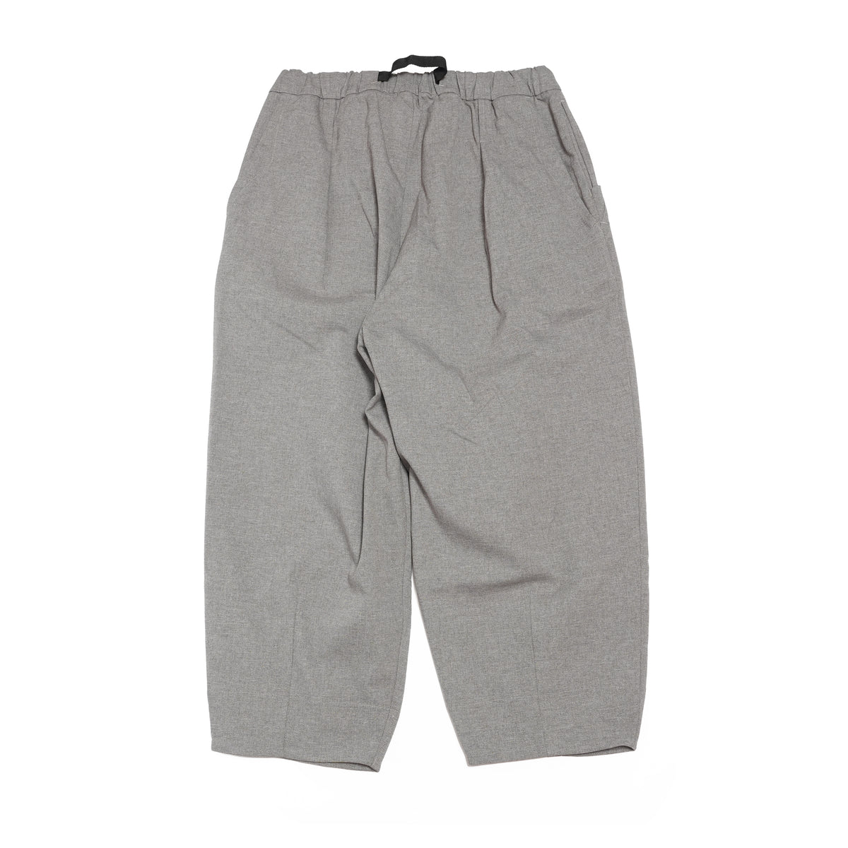 Tech Wool Cropped Easy Pants ※Made In JAPAN – Gray | NORBIT