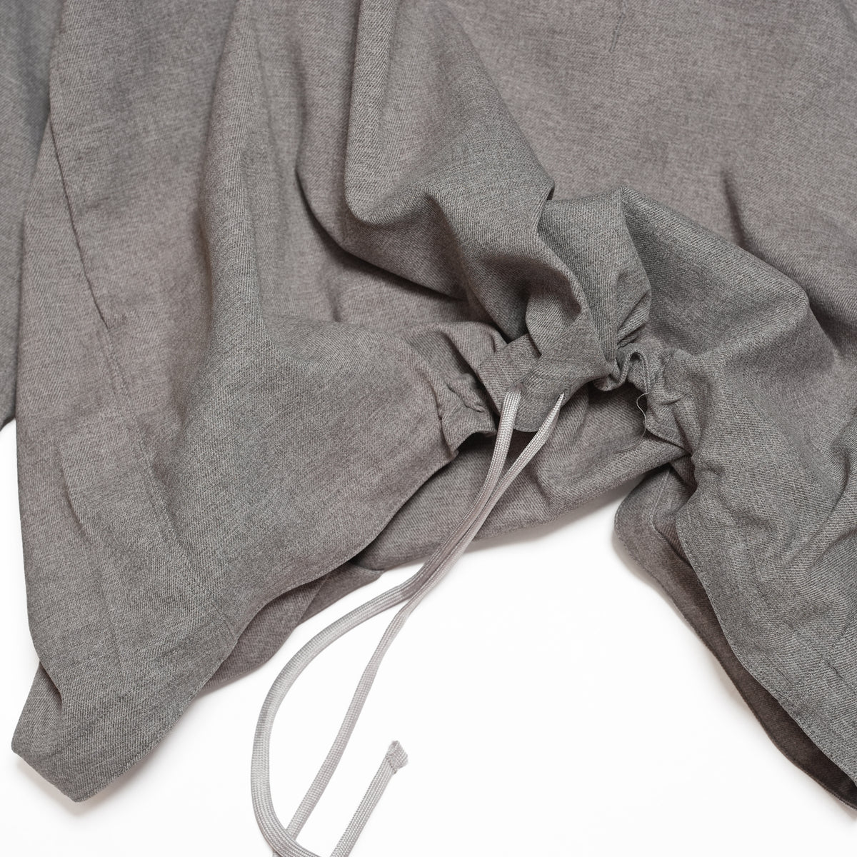 Tech Wool Pullover Shirts ※Made In JAPAN – Gray | NORBIT