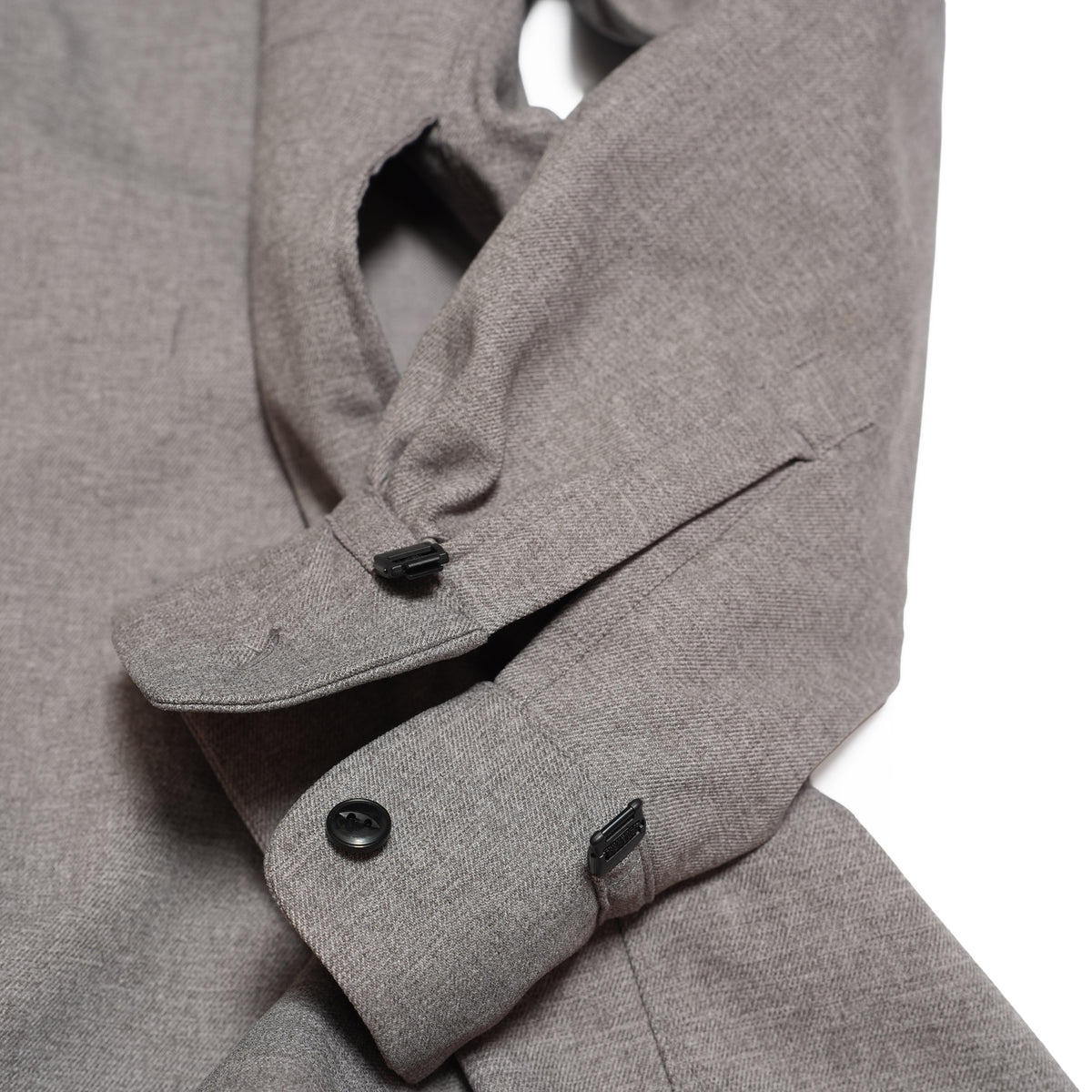 Tech Wool Pullover Shirts ※Made In JAPAN – Gray | NORBIT