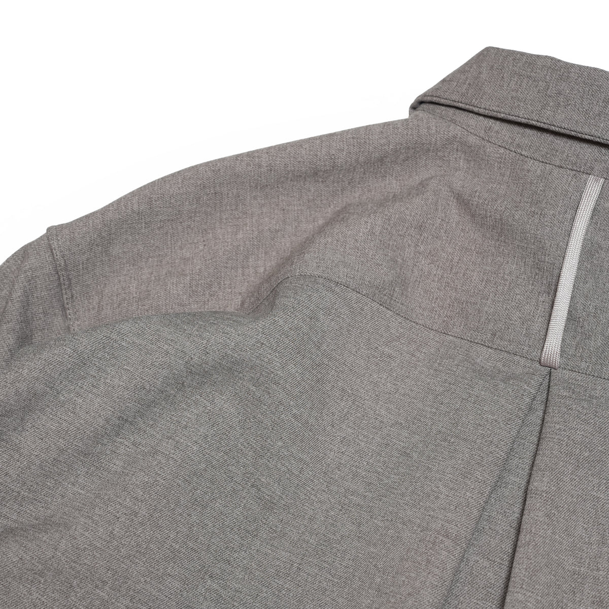 Tech Wool Pullover Shirts ※Made In JAPAN – Gray | NORBIT