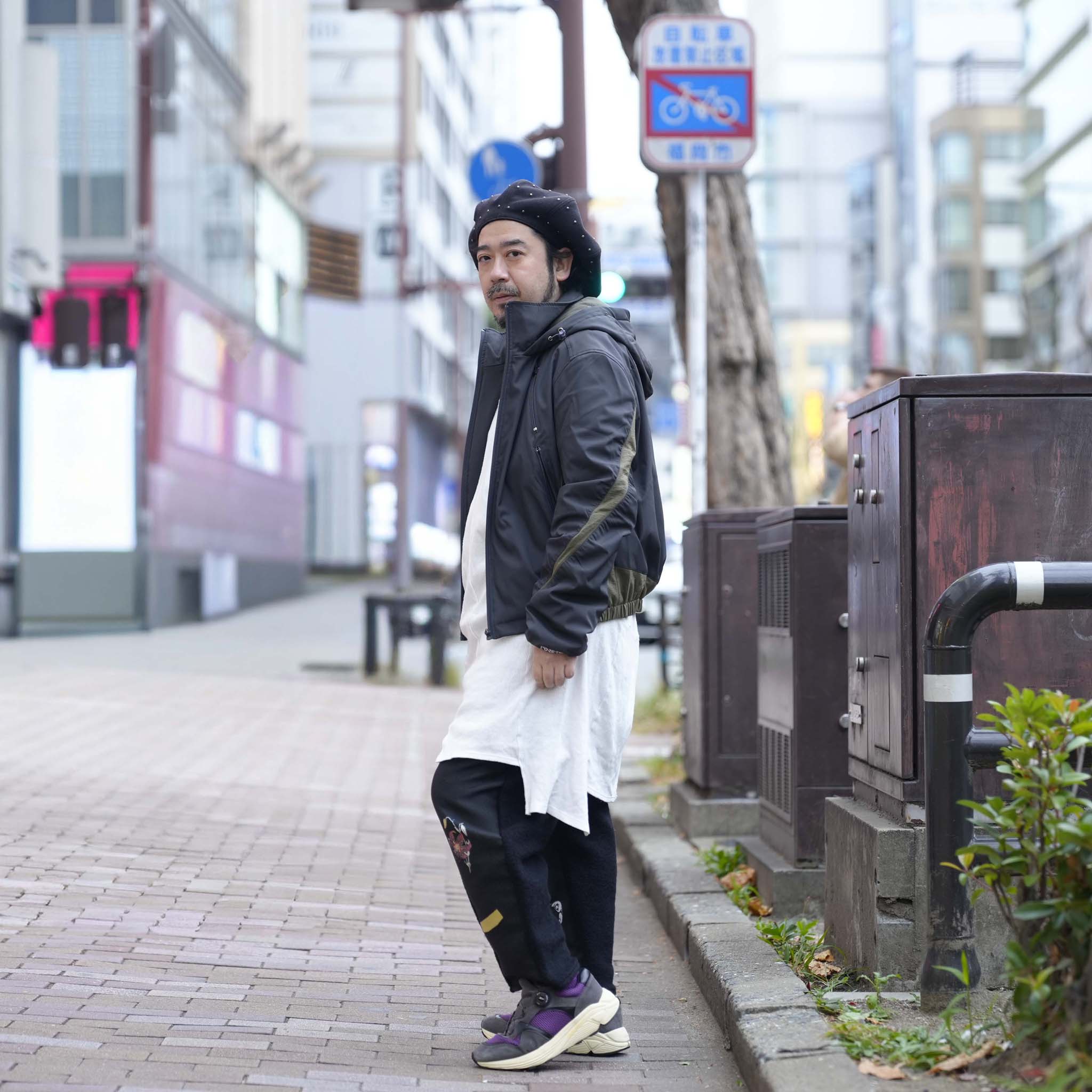 FLAGMENTS MIX DAYOFF PANT | Color_Black | No_sf25aw-18_black【STOF_ストフ】