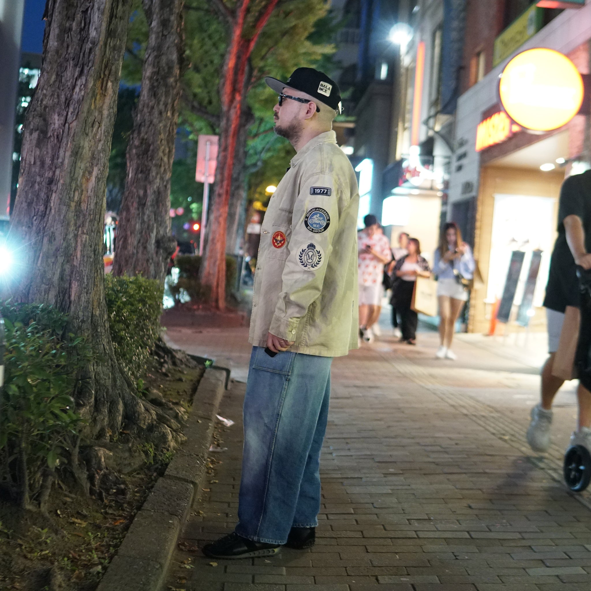 23#01373-6110 | BOYSCOUT SHIRTS-PATCHES | Color:ベージュ【MINAMI ANDERSON_ミナミアンダーソン】