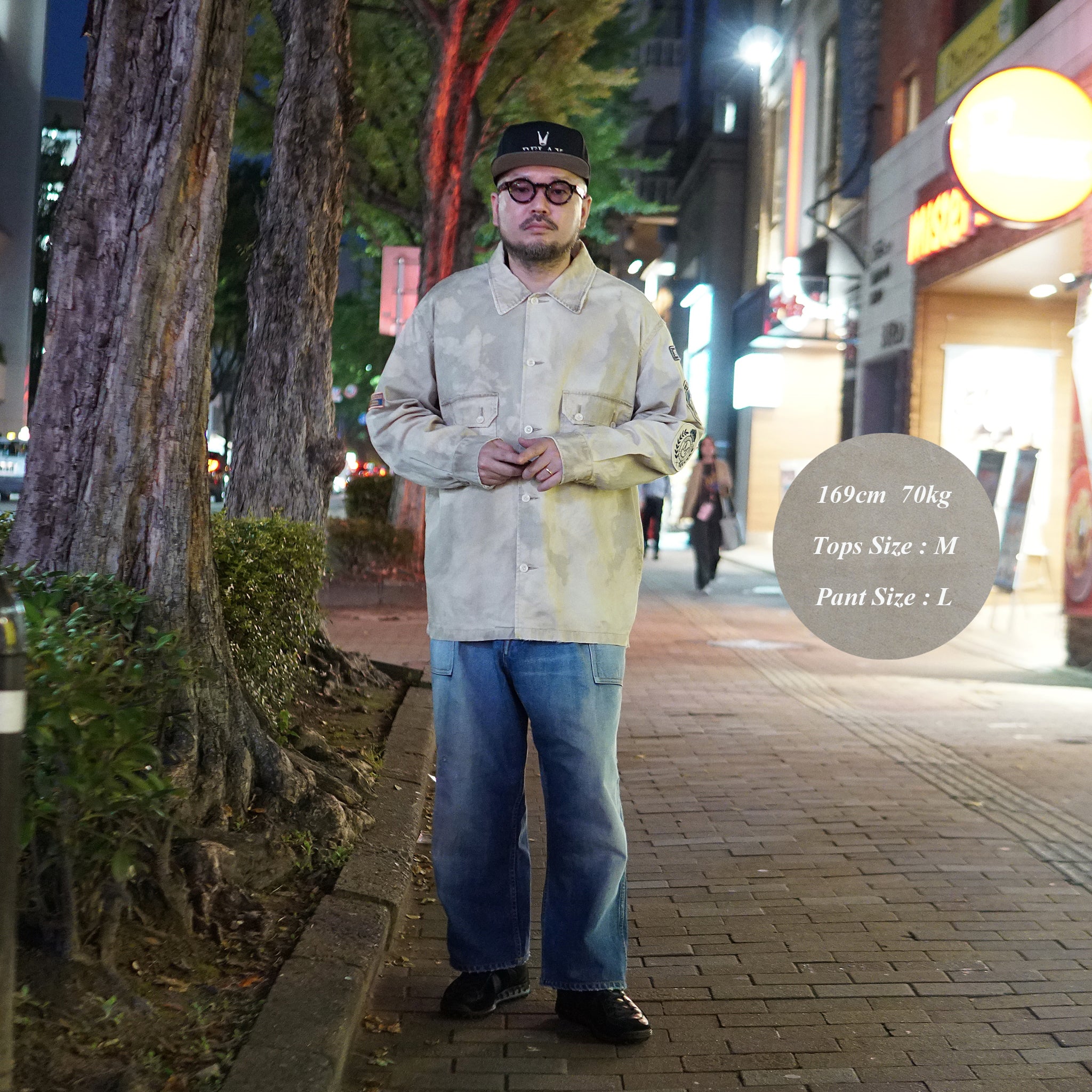 23#01373-6110 | BOYSCOUT SHIRTS-PATCHES | Color:ベージュ【MINAMI ANDERSON_ミナミアンダーソン】