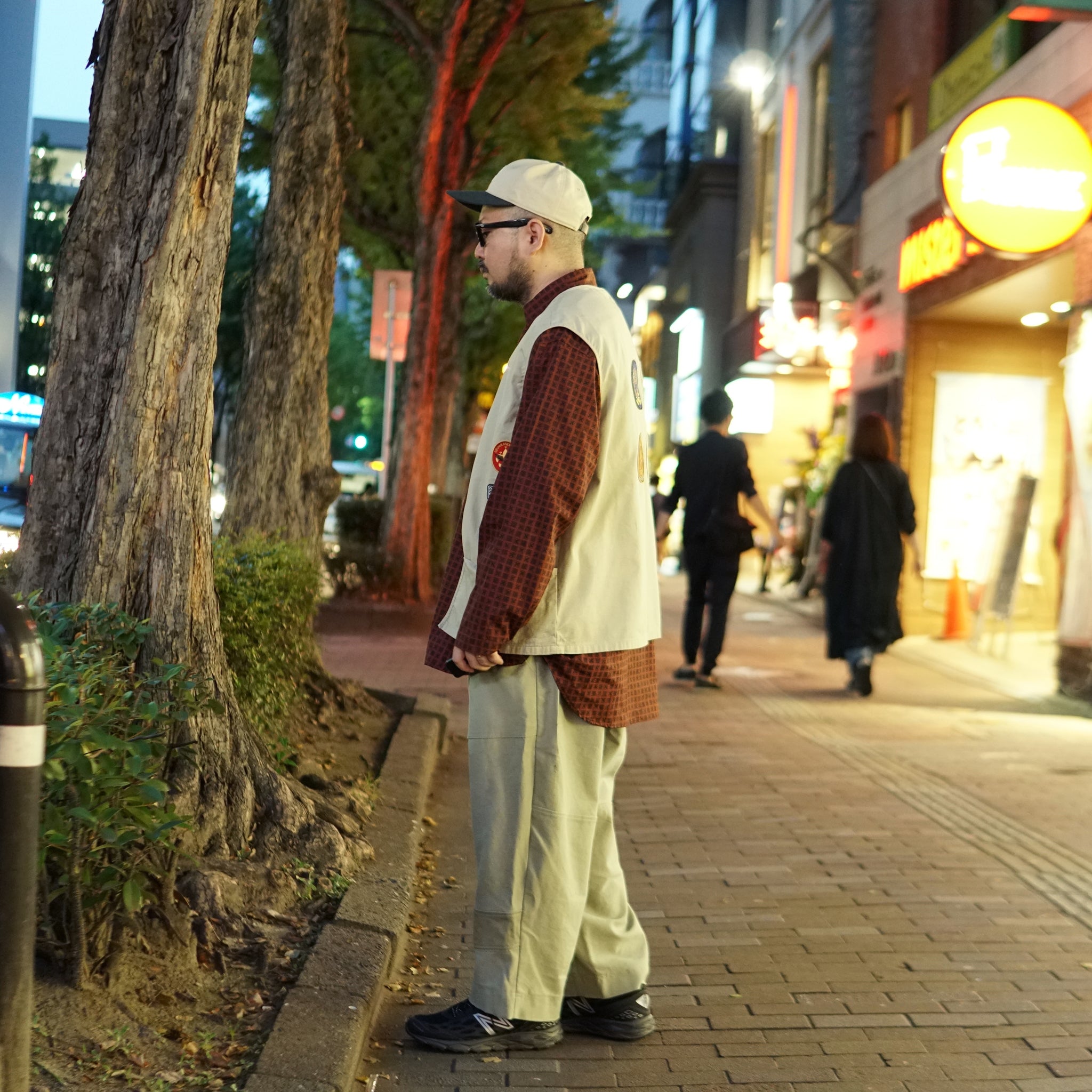 23#01373-7010 | BOYSCOUT VEST-PATCHES | Color:ベージュ【MINAMI ANDERSON_ミナミアンダーソン】