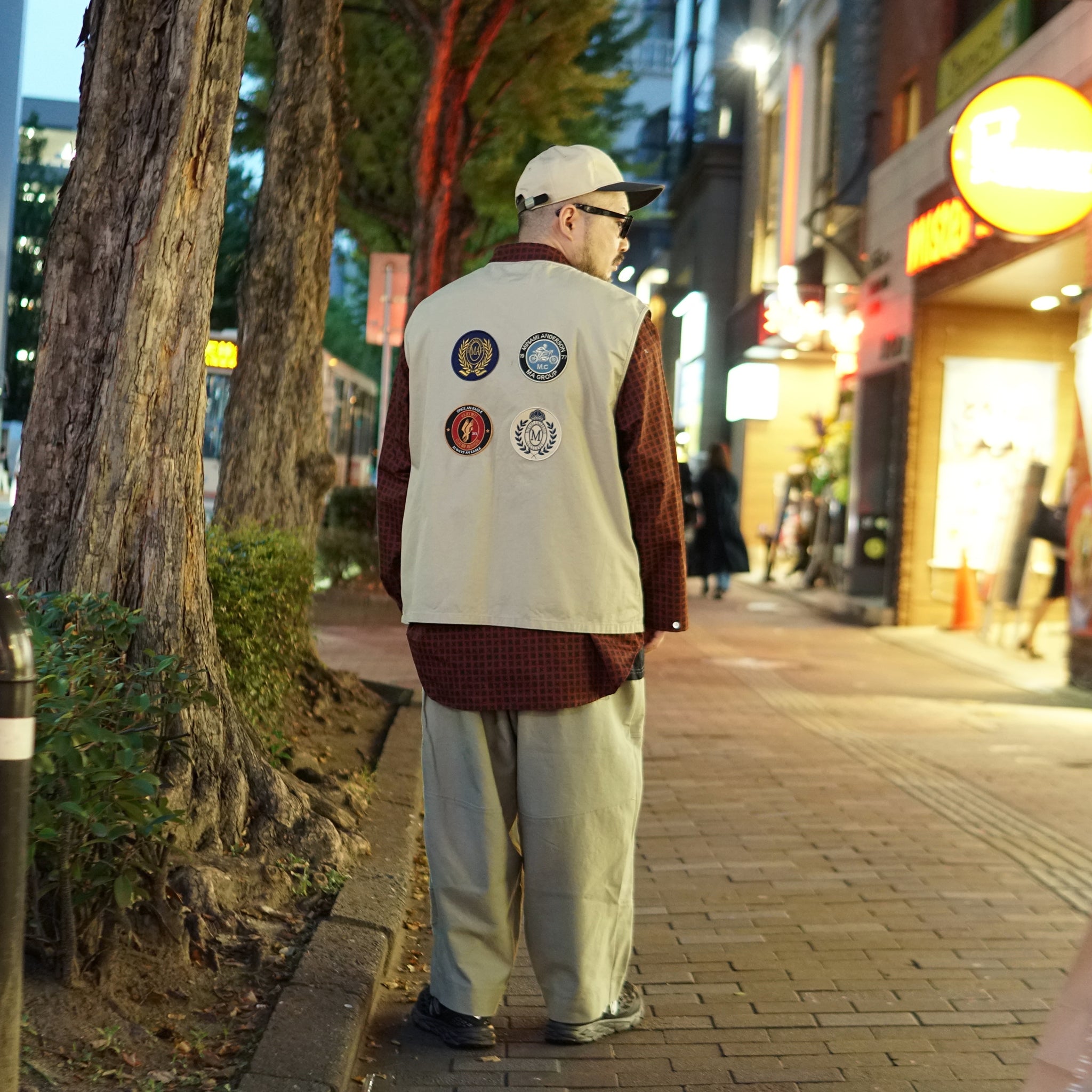 23#01373-7010 | BOYSCOUT VEST-PATCHES | Color:ベージュ【MINAMI ANDERSON_ミナミアンダーソン】