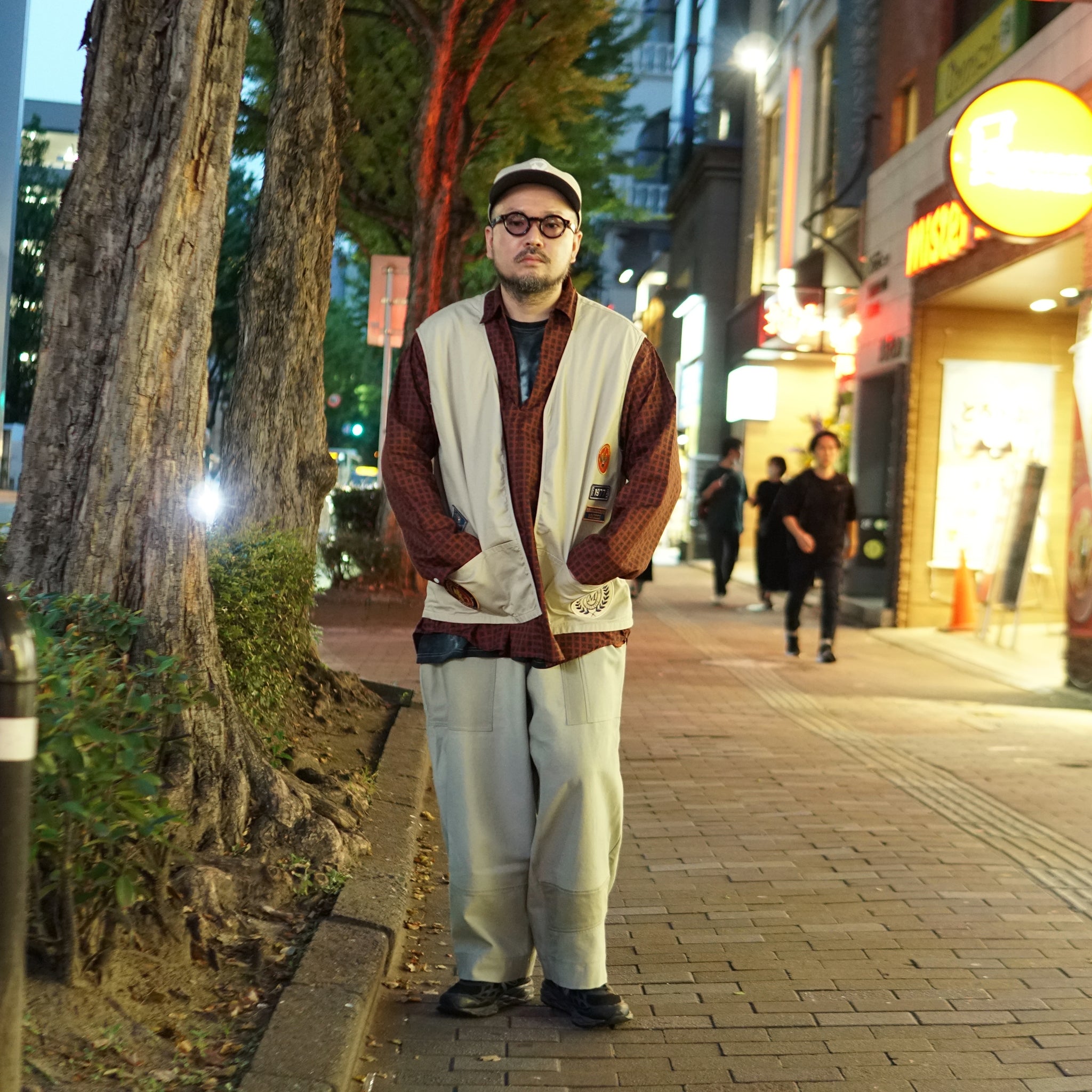 23#01373-7010 | BOYSCOUT VEST-PATCHES | Color:ベージュ【MINAMI ANDERSON_ミナミアンダーソン】