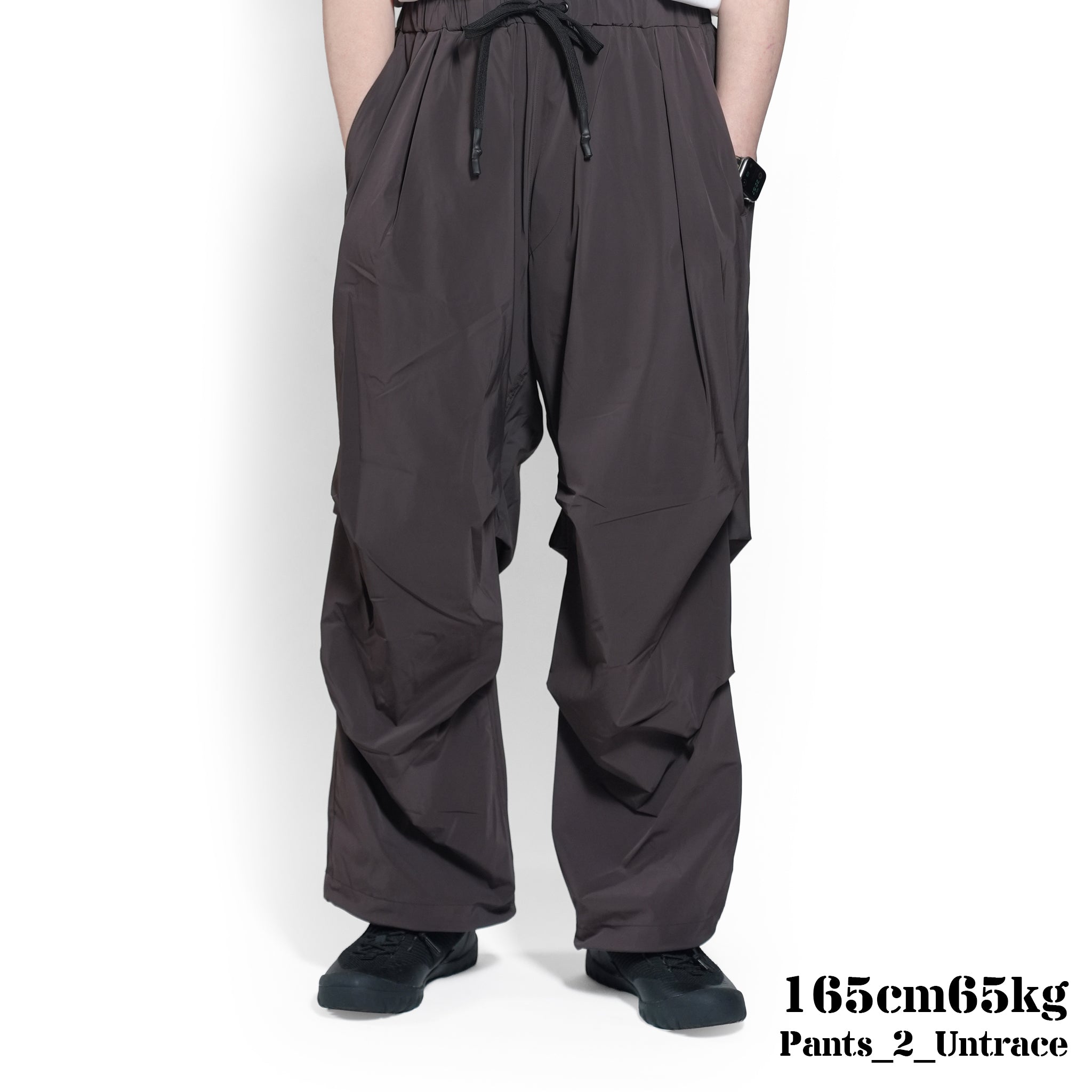 _163 – Dark Brown |バックタック フライトパンツ | UNTRACE