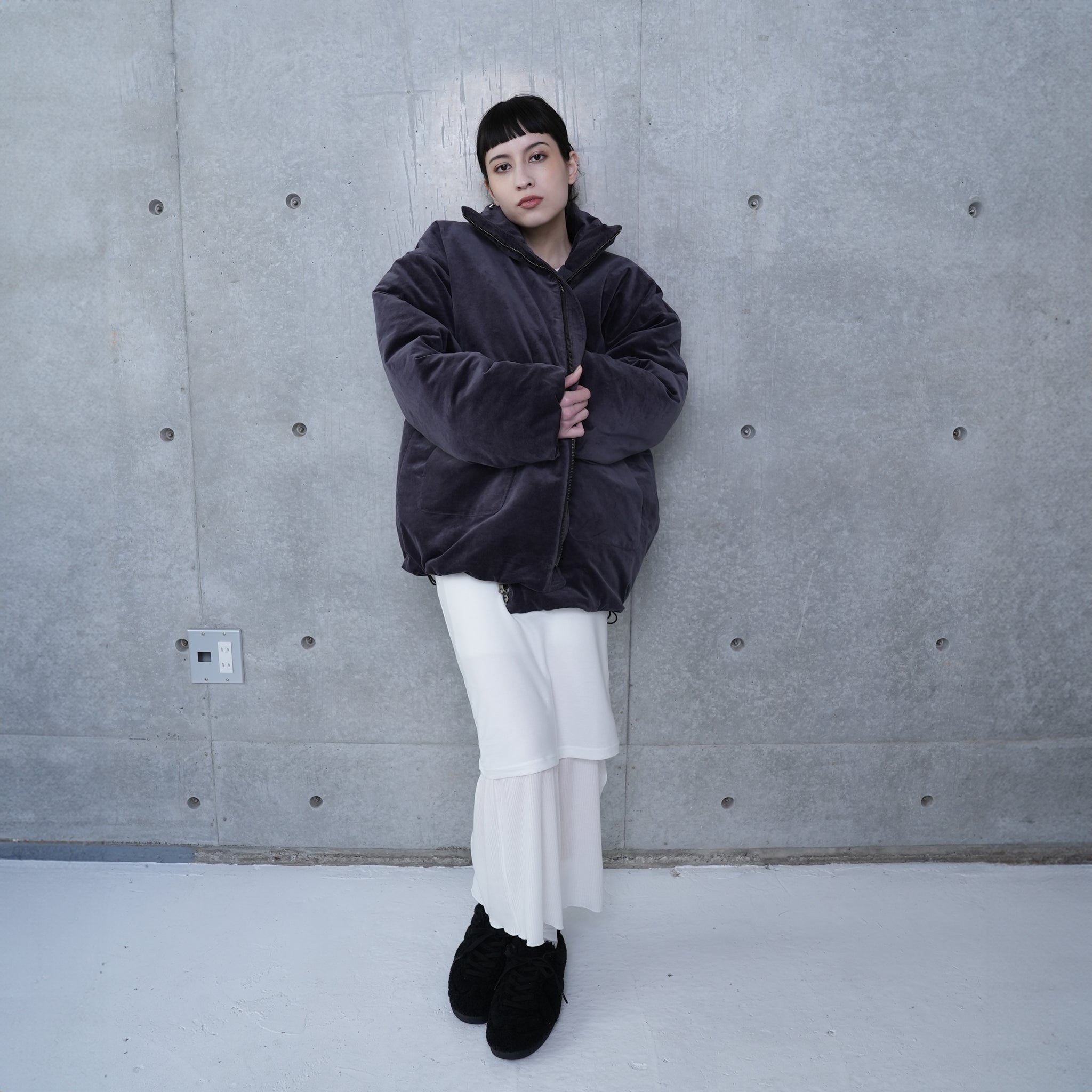 MONSTER PADDING VENT. JK | Color_Charcoal | No_252-414_charcoal【CaRouseLamBRa_ケラウズランブラ】