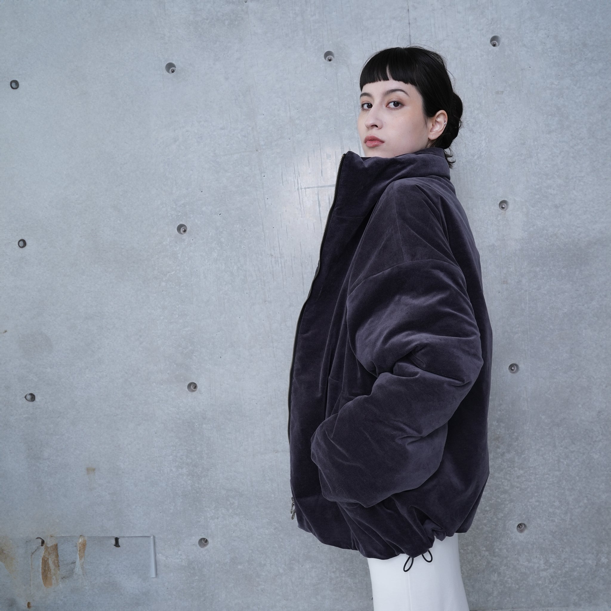 MONSTER PADDING VENT. JK | Color_Charcoal | No_252-414_charcoal【CaRouseLamBRa_ケラウズランブラ】