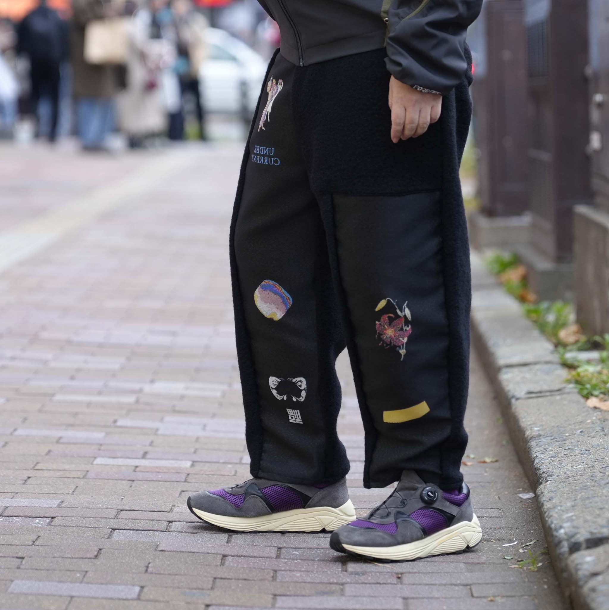FLAGMENTS MIX DAYOFF PANT | Color_Black | No_sf25aw-18_black【STOF_ストフ】