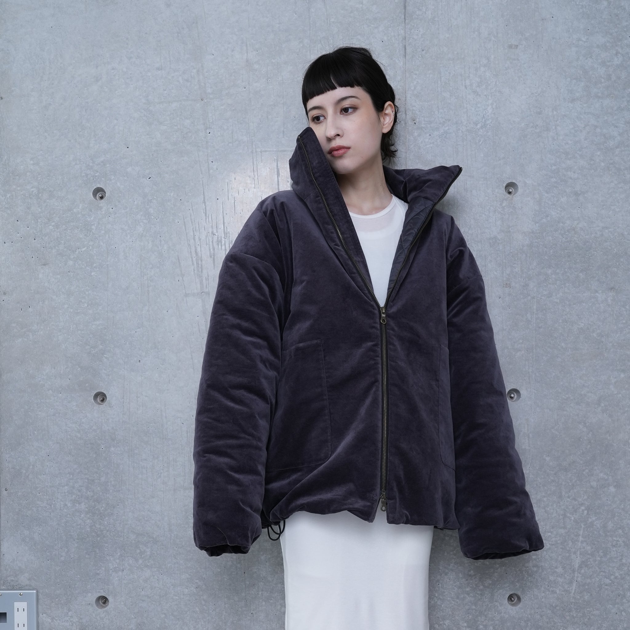 MONSTER PADDING VENT. JK | Color_Charcoal | No_252-414_charcoal【CaRouseLamBRa_ケラウズランブラ】