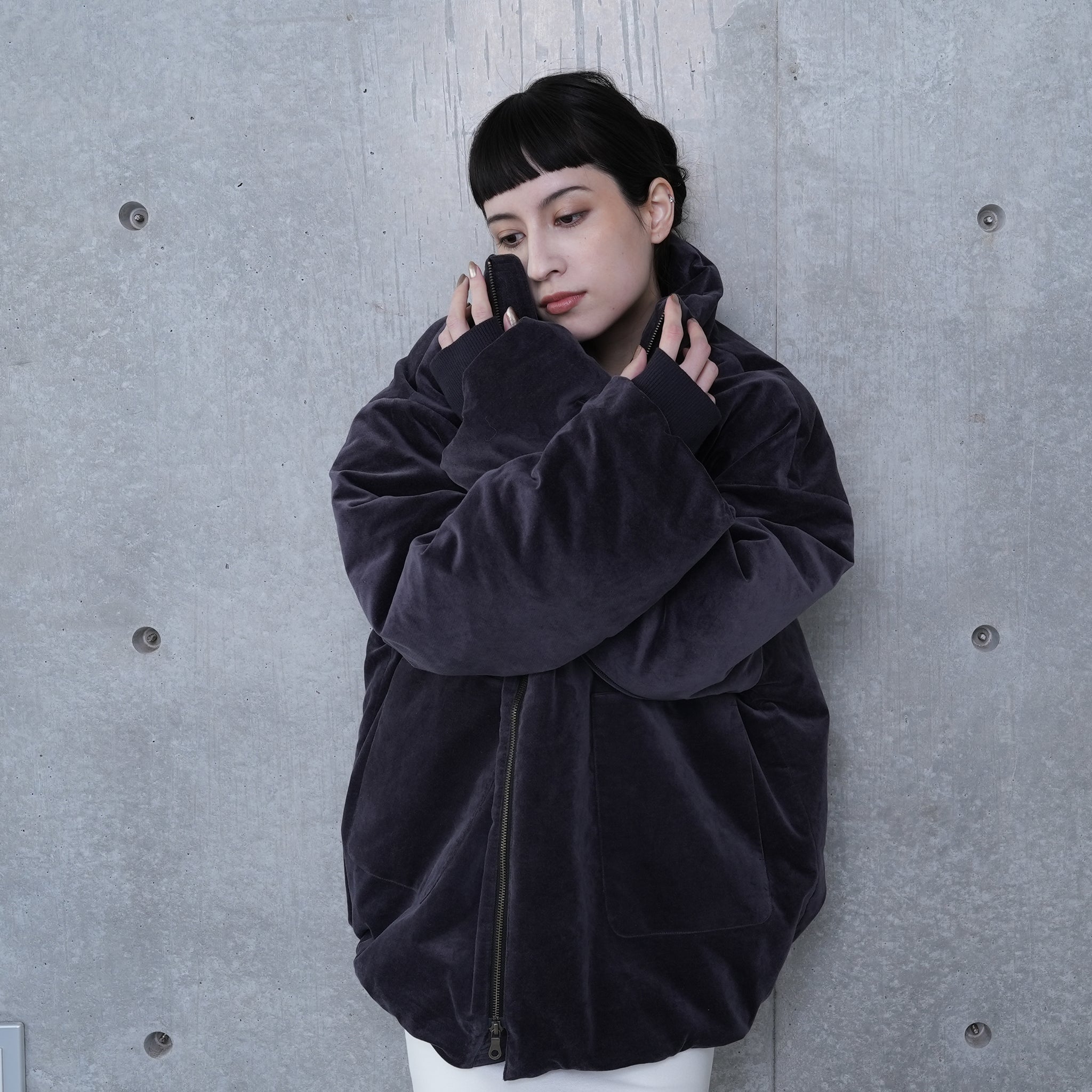 MONSTER PADDING VENT. JK | Color_Charcoal | No_252-414_charcoal【CaRouseLamBRa_ケラウズランブラ】