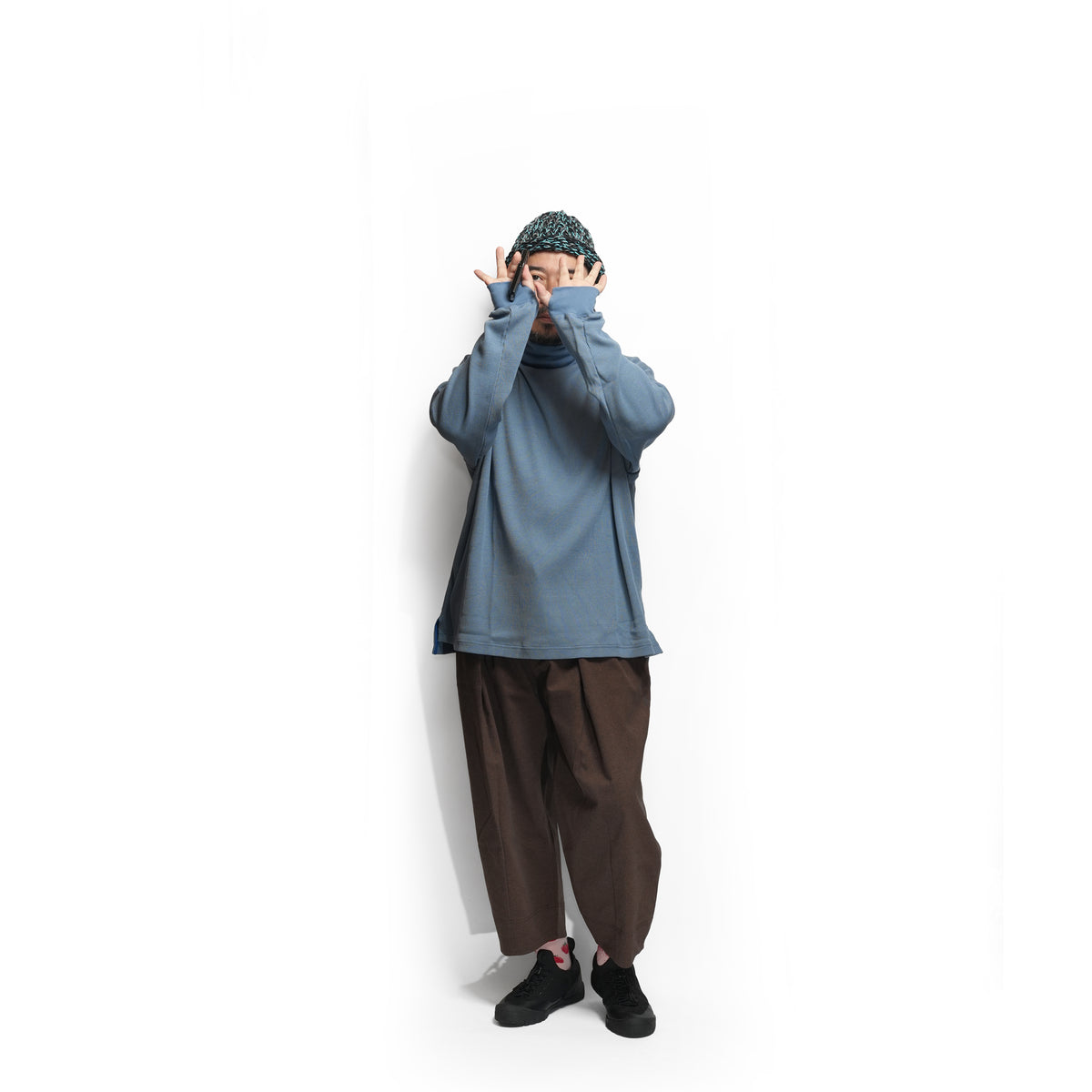 Tech Wool Cropped Easy Pants ※Made In JAPAN – Brown | NORBIT