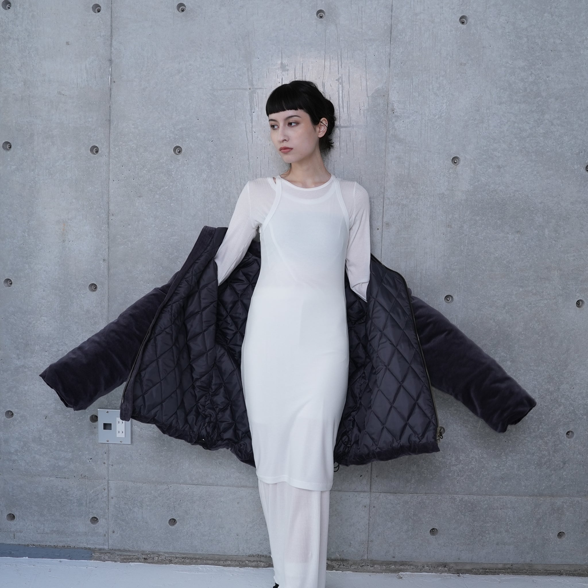 MONSTER PADDING VENT. JK | Color_Charcoal | No_252-414_charcoal【CaRouseLamBRa_ケラウズランブラ】