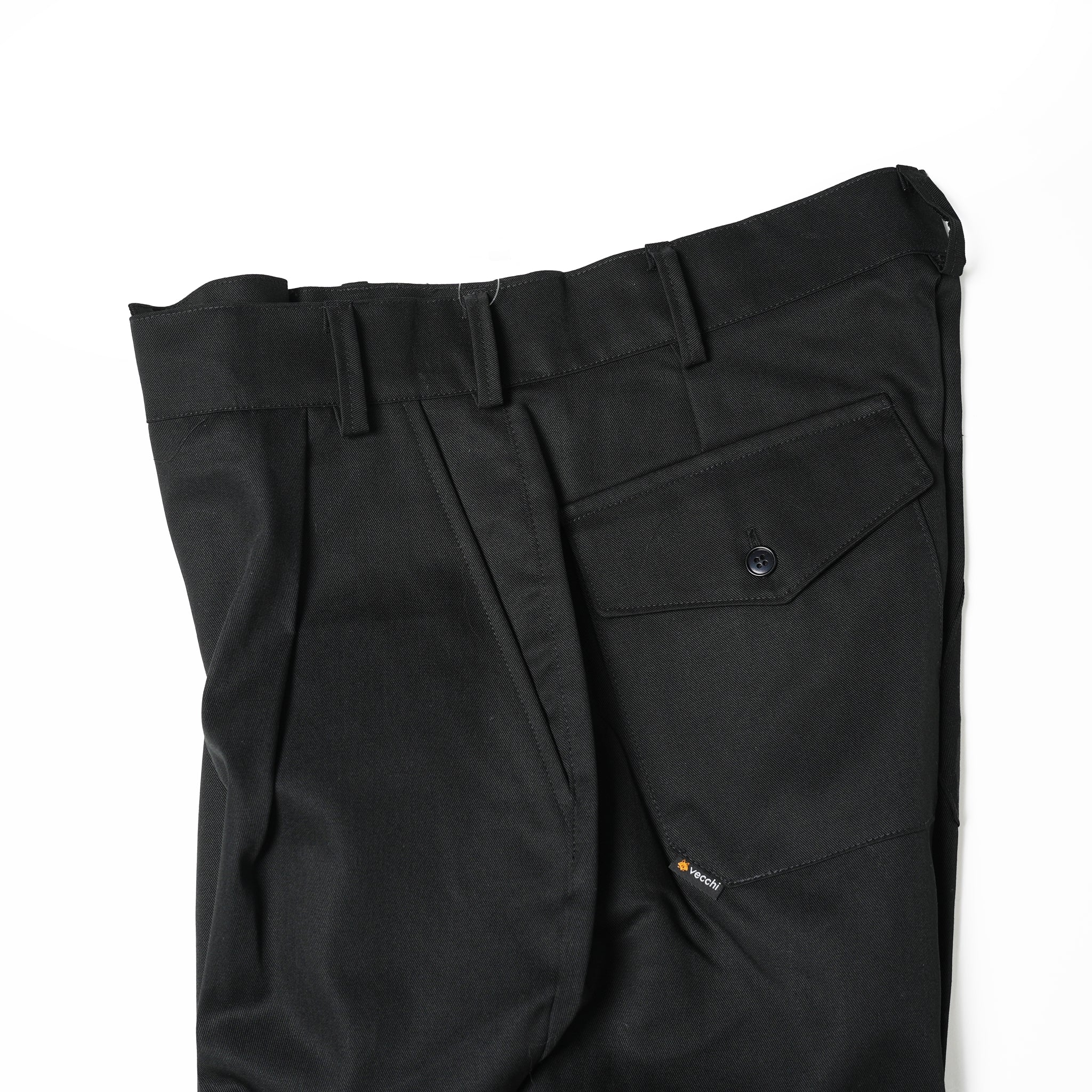 ve-2023aw03 | PANTALONE LAVORO_Long | Color:Black【VECCHI_ベッチ】