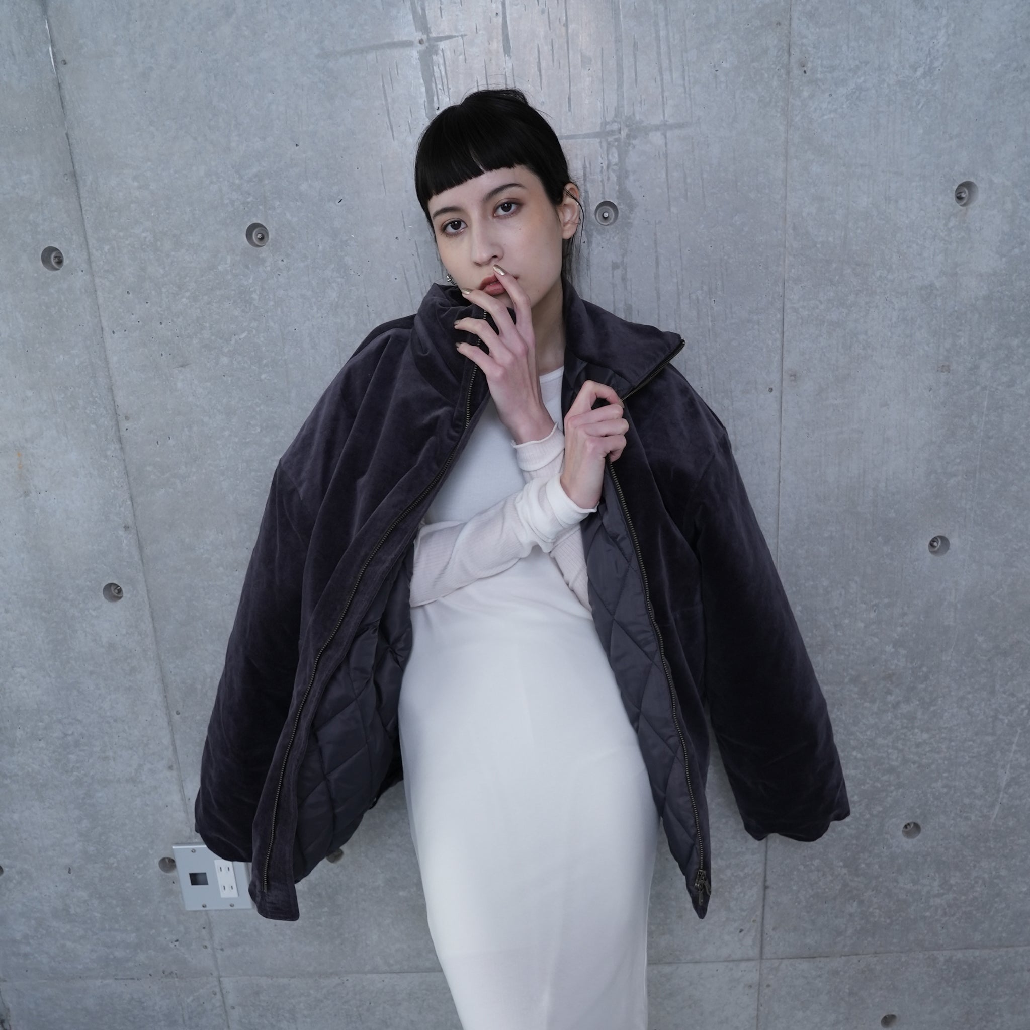 MONSTER PADDING VENT. JK | Color_Charcoal | No_252-414_charcoal【CaRouseLamBRa_ケラウズランブラ】