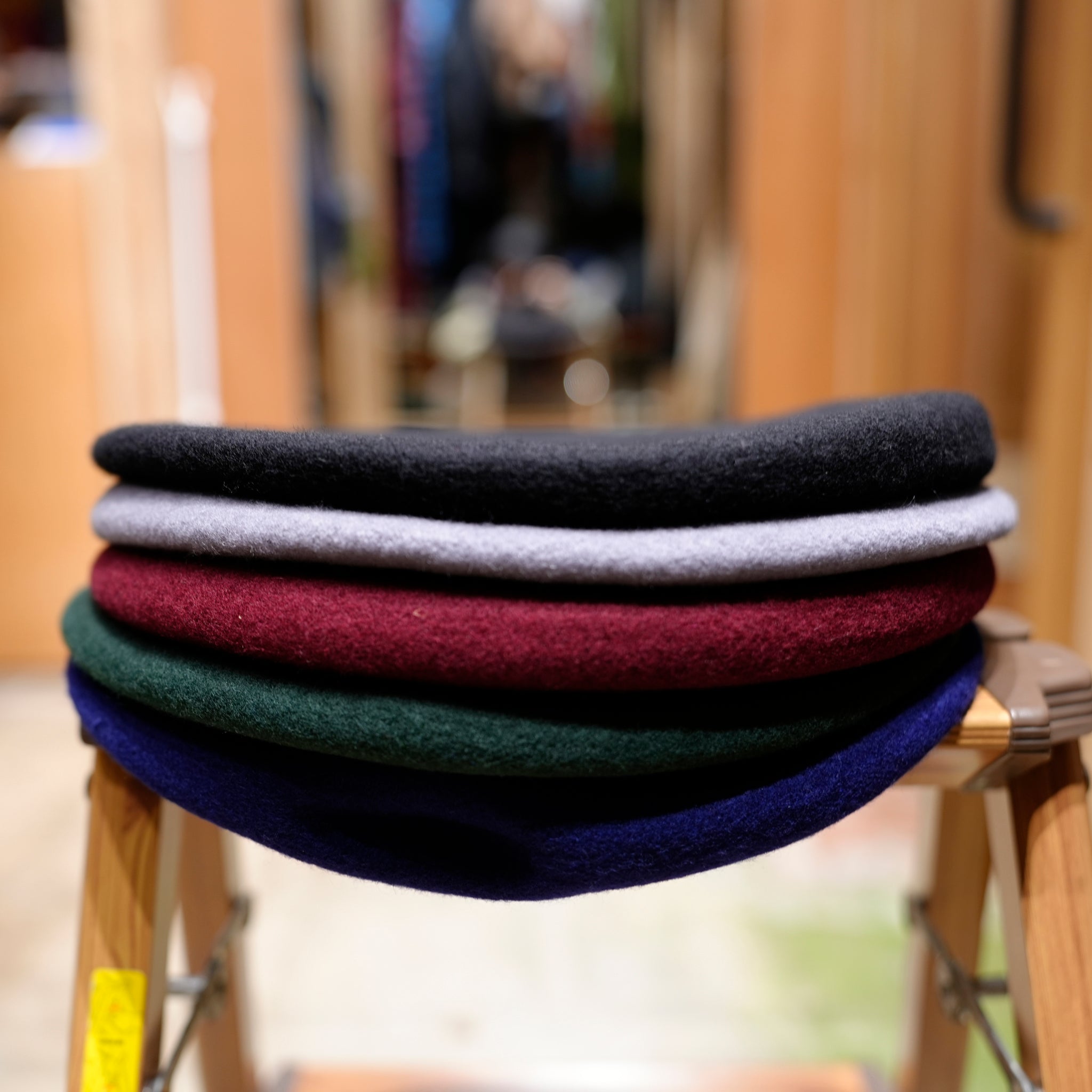 Big Basque Beret – Black / GRAY / GREEN / NAVY / BURGUNDY | ORIGINAL JOHN