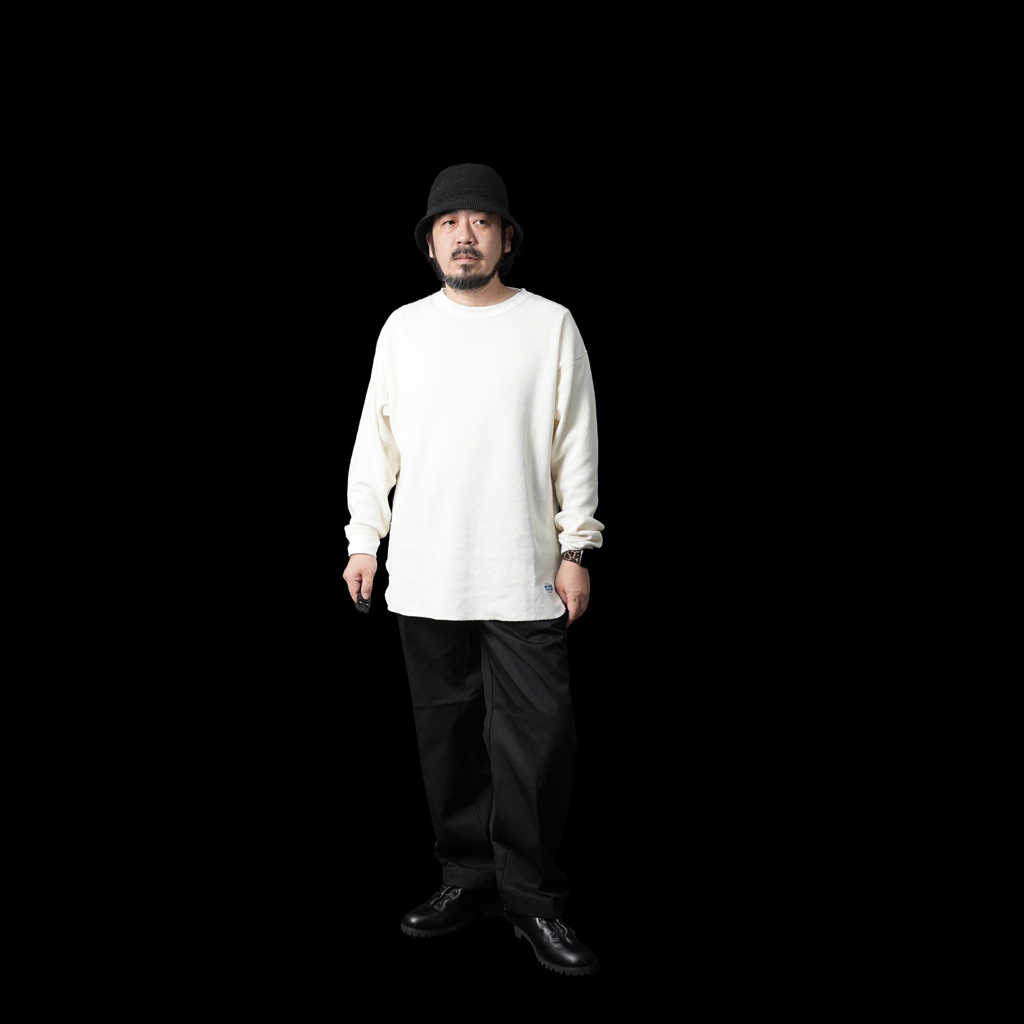 ve-2023aw03 | PANTALONE LAVORO_Long | Color:Black【VECCHI_ベッチ】