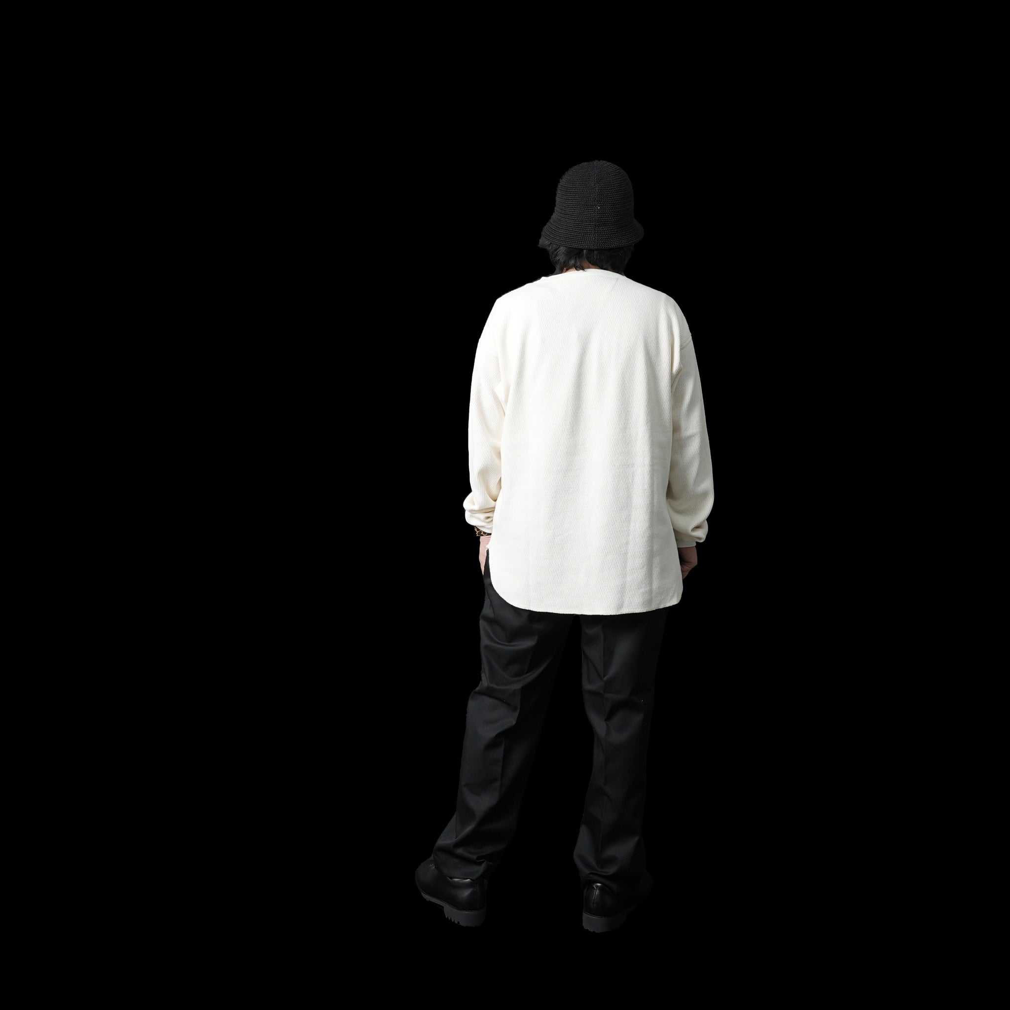 ve-2023aw03 | PANTALONE LAVORO_Long | Color:Black【VECCHI_ベッチ】
