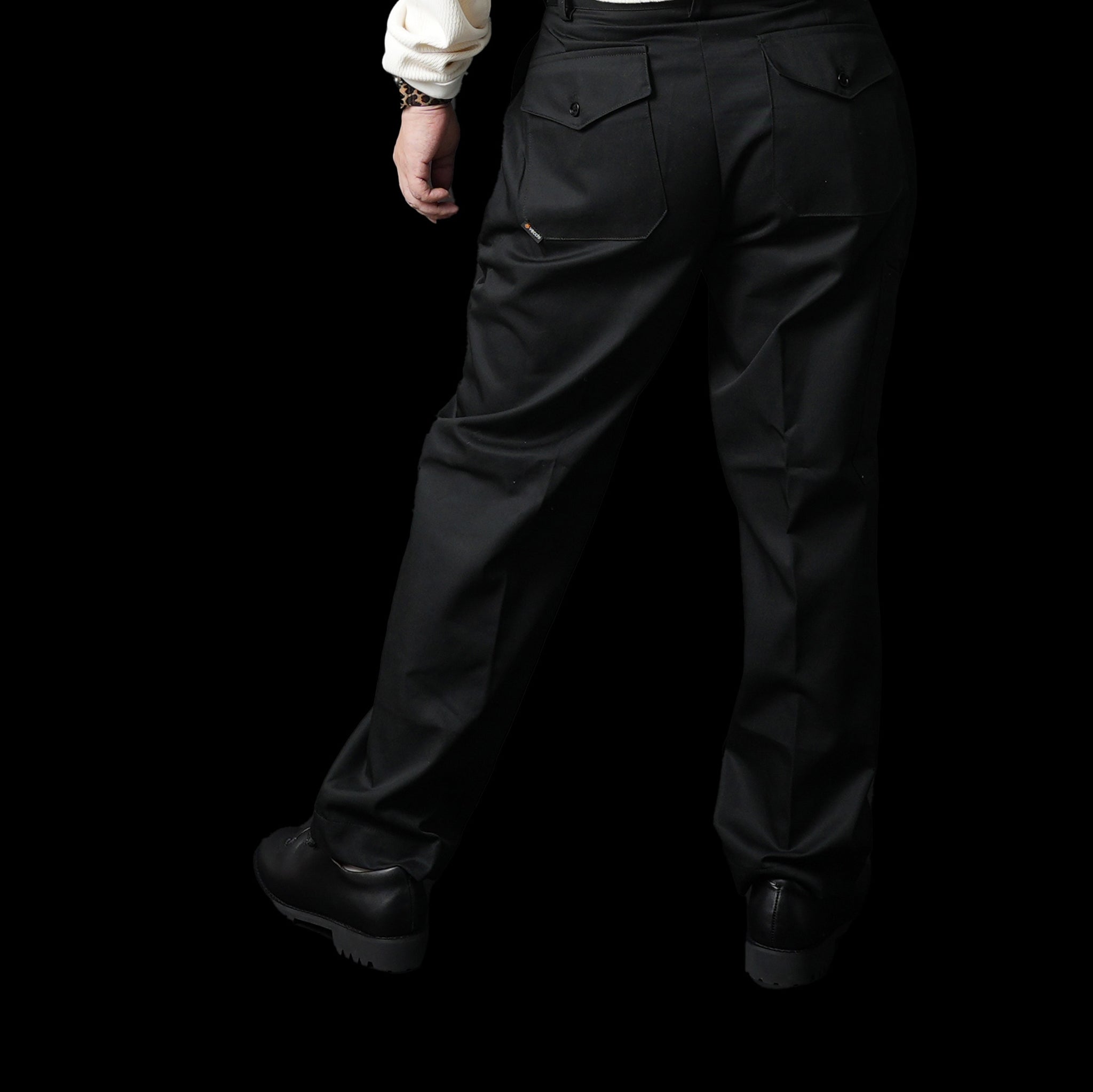 ve-2023aw03 | PANTALONE LAVORO_Long | Color:Black【VECCHI_ベッチ】