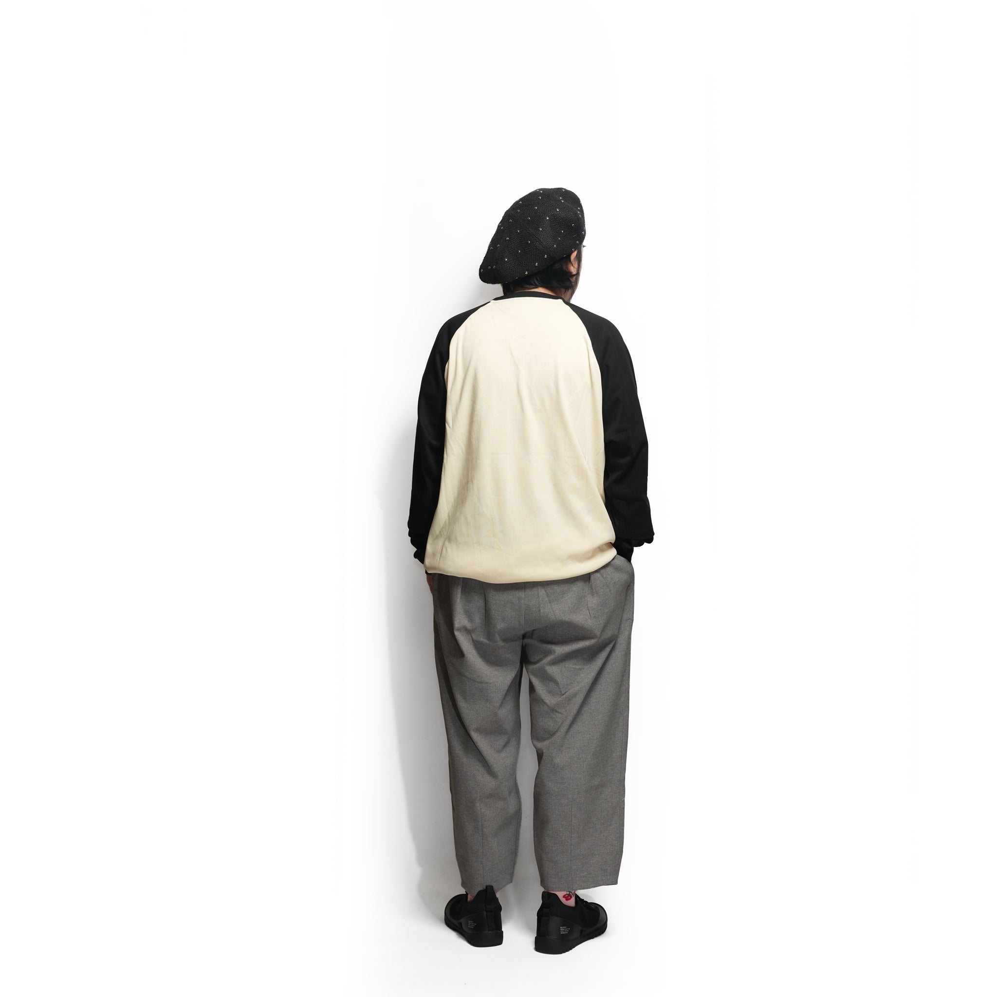 GMLR | Raglan Layered Long-Sleeve T-Shirt – Black | GAMELRA