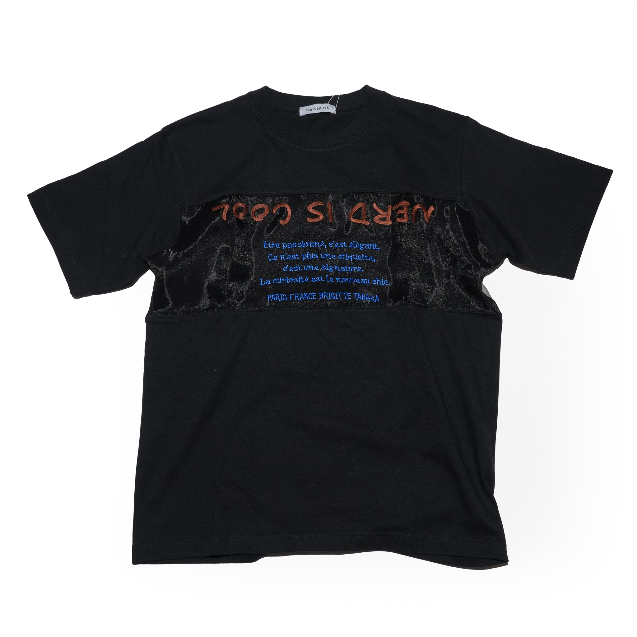 Brigitte Tanaka × The NERDYS NERD IS COOL T-shirt – Black | The NERDYS