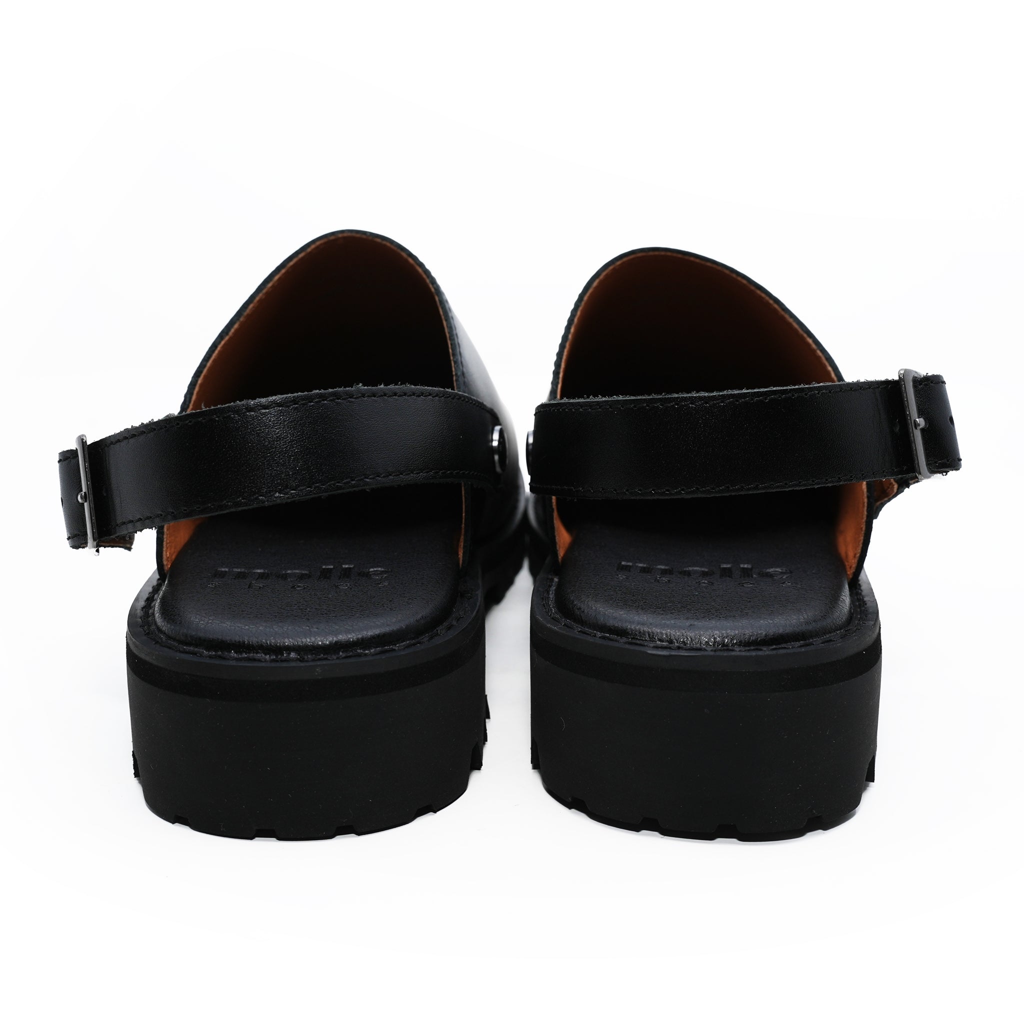MLS210301-14 | ENGINEER SANDAL – Black | MOLLE SHOES