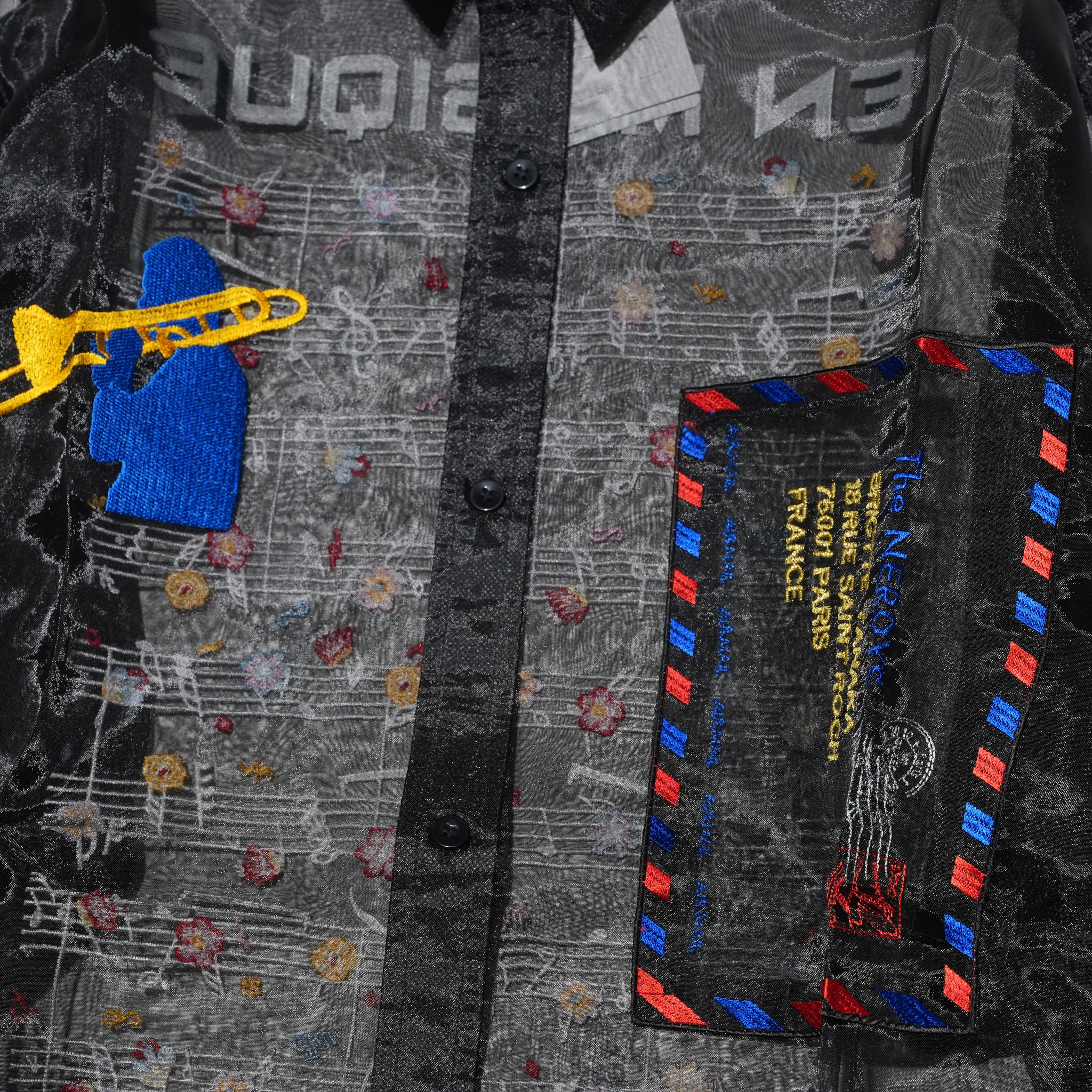 Brigitte Tanaka × The NERDYS EN MUSIQUE Shirt – Black | The NERDYS